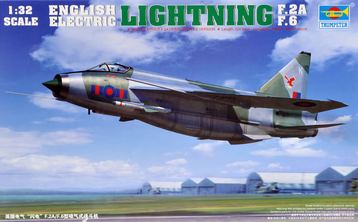 English Electric Lightning F.2A/F.6 Trumpeter | No. 02281 | 1:32