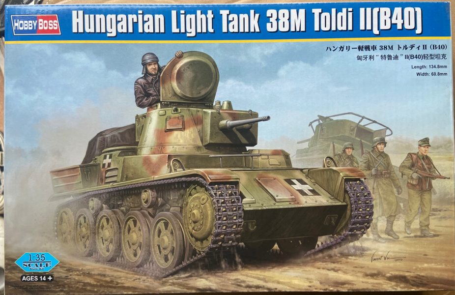 Hungarian Light Tank 38M Toldi IIa(B40) HobbyBoss | No. 82478 | 1:35