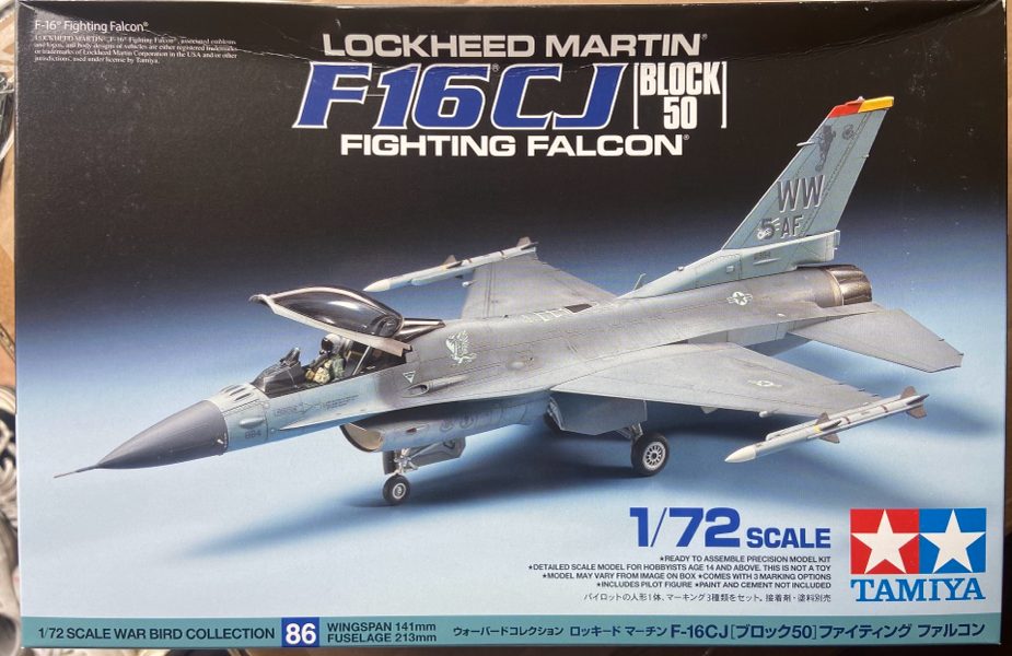 1/72 tamiya F-16CJ block 50