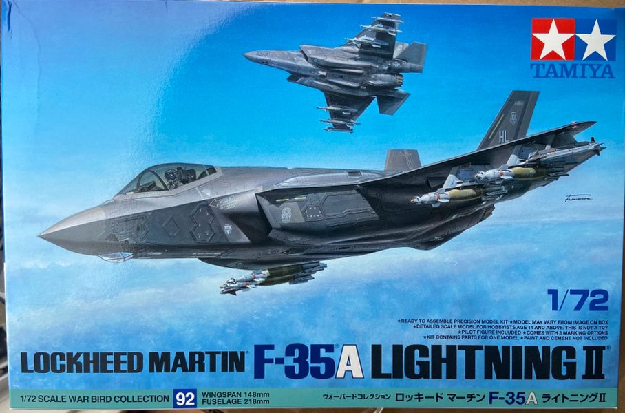 1/72 tamiya F-35A lightning ii