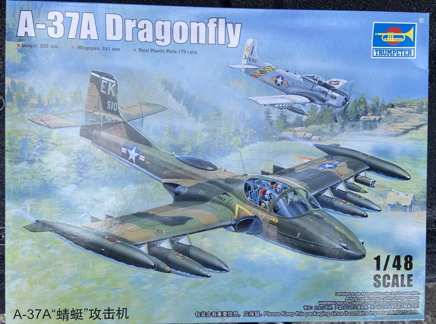 A-37A Dragonfly Trumpeter | No. 02888 | 1:48