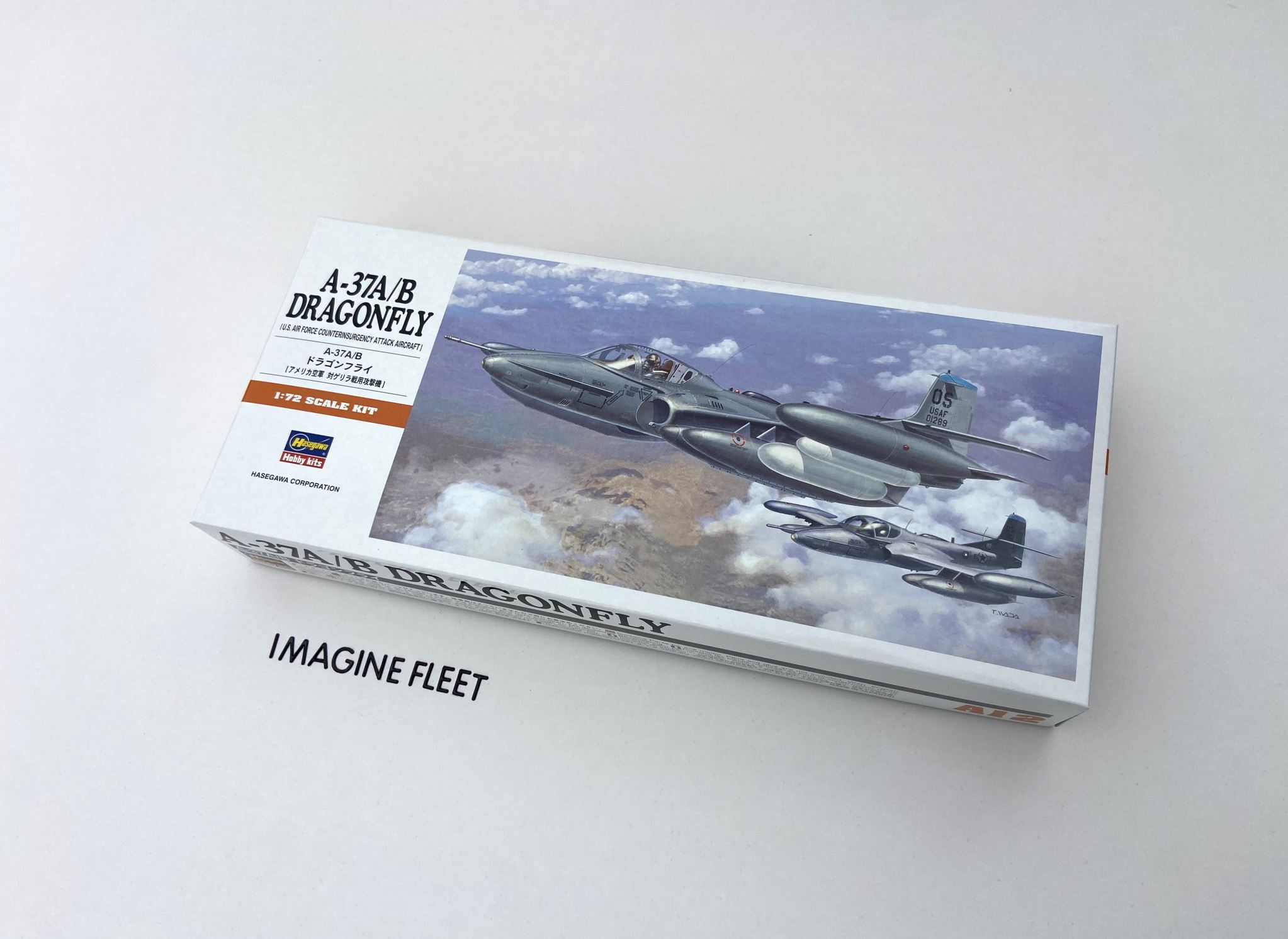 Hasegawa 00142  1:72 Scale A-37A/B Dragonfly plastic Model Kit