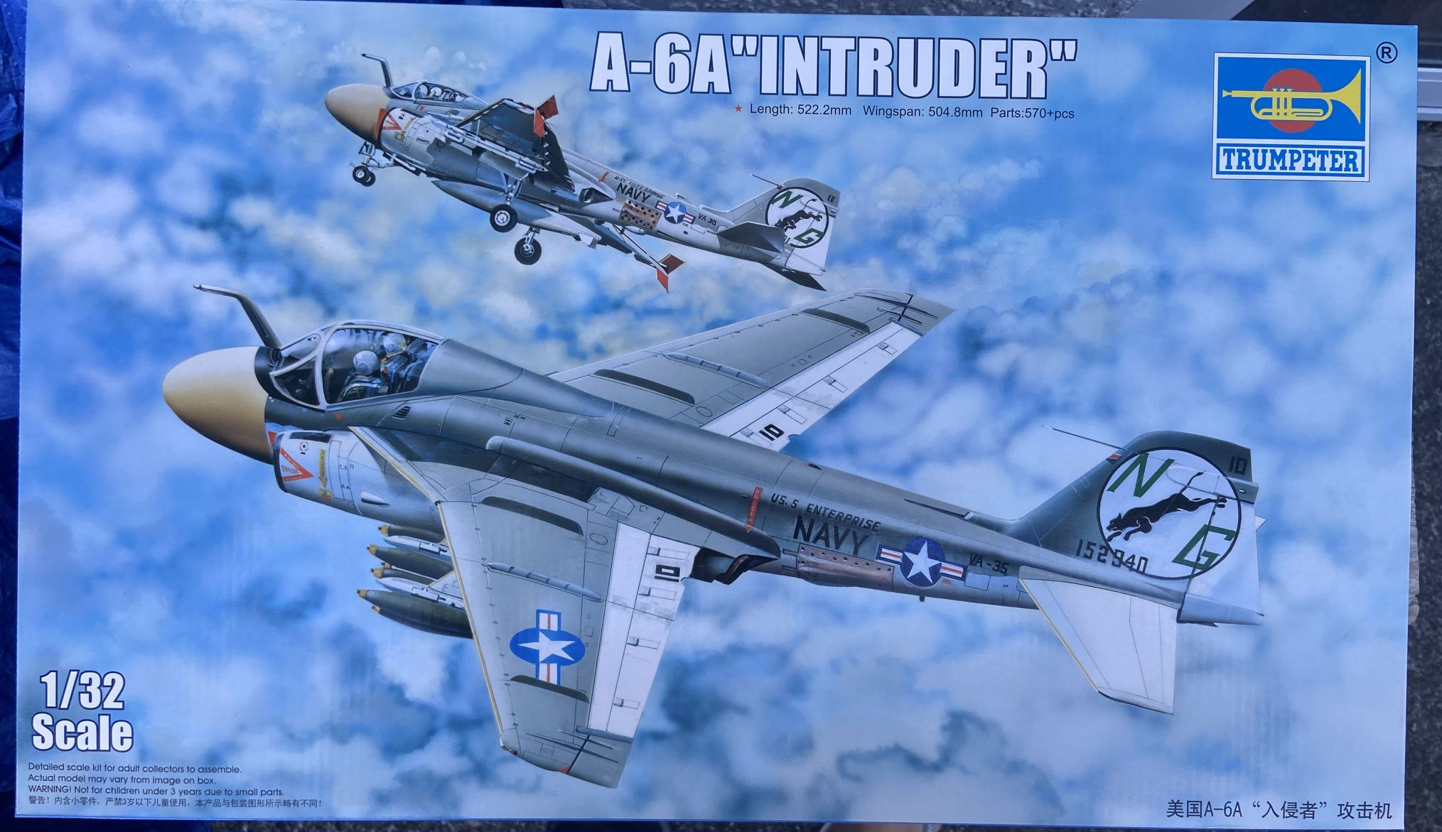 A-6A "Intruder" Trumpeter | No. 02249 | 1:32