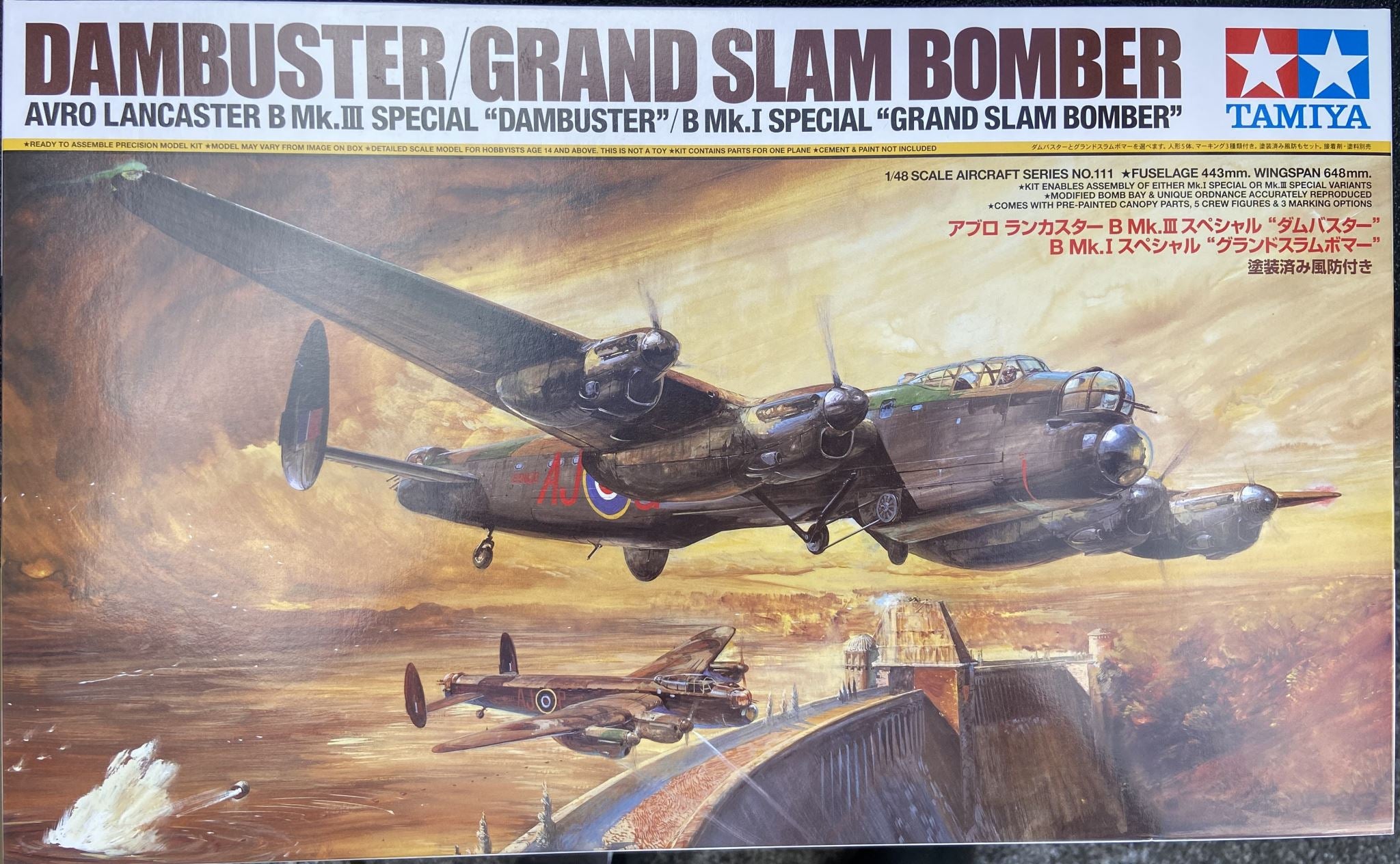 Avro Lancaster B Mk.III Special "DAMBUSTER"/B Mk.I Special Tamiya 61111  1:48