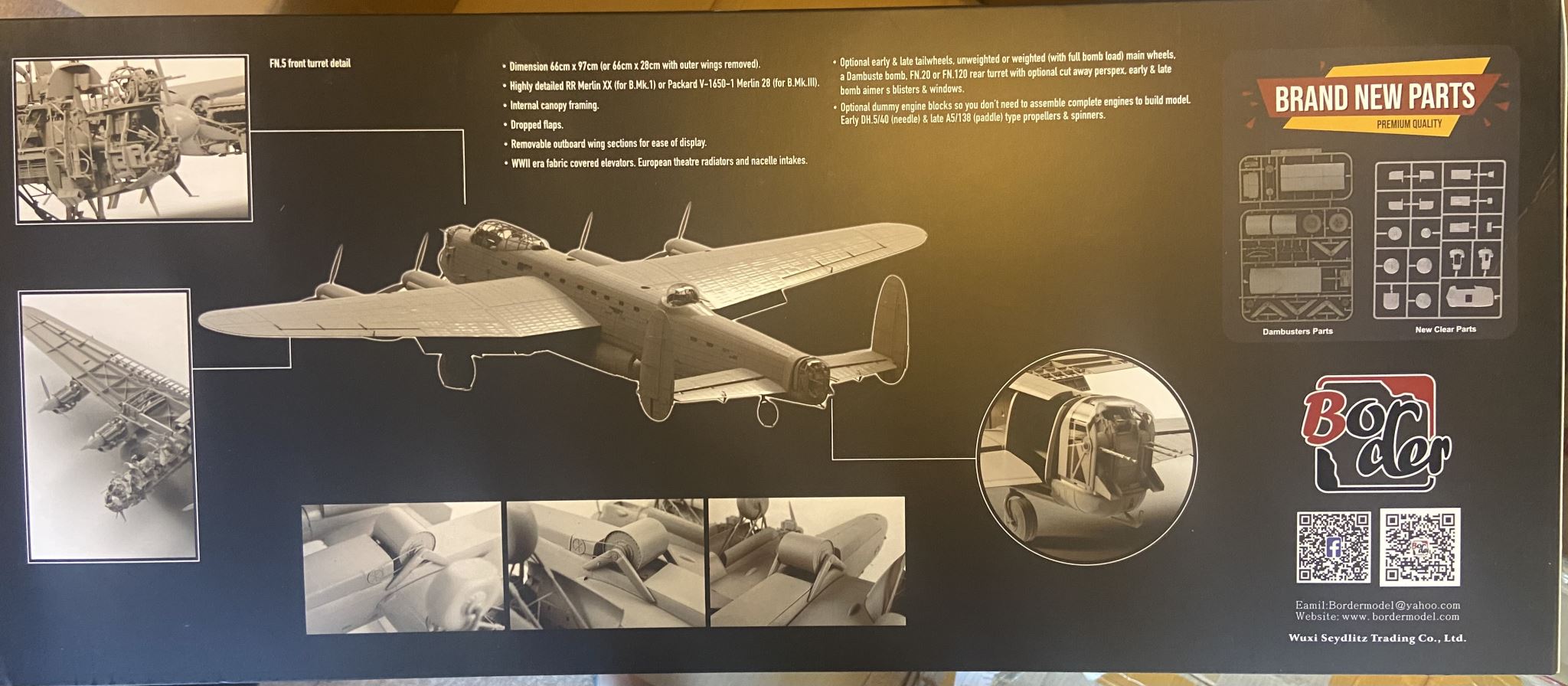 Avro Lancaster B. Mk.III "Dambusters" w/ Full Interior Border BF-011 1:32