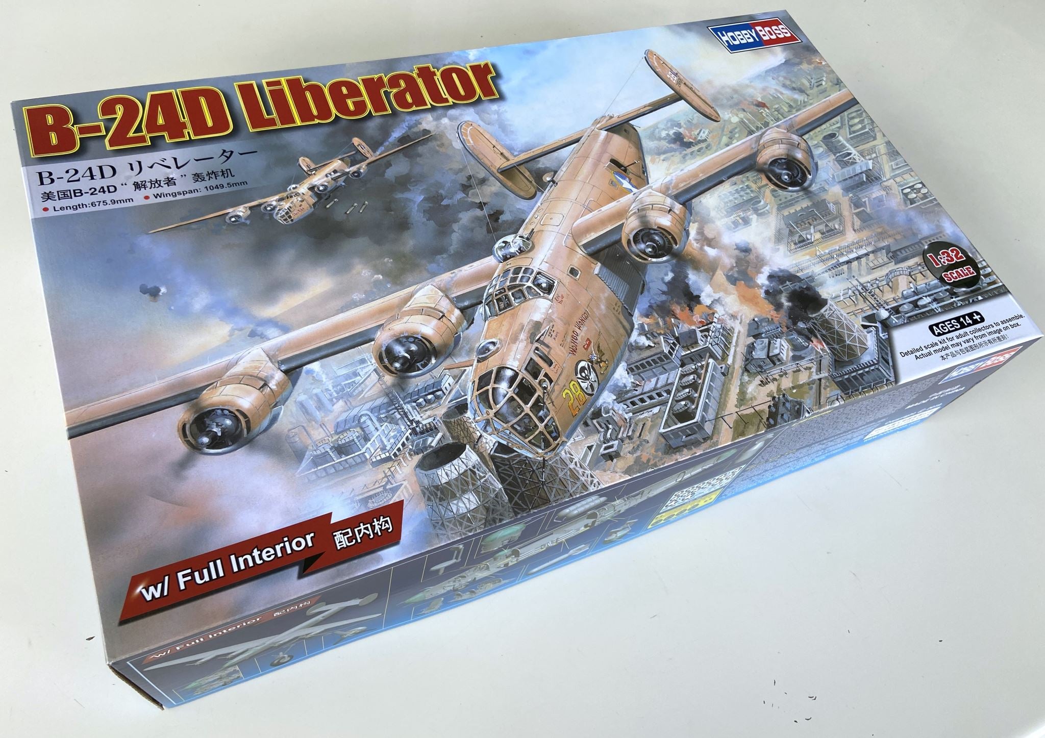 B-24D Liberator w/ Full Interior HobbyBoss | No. 83212 | 1:32