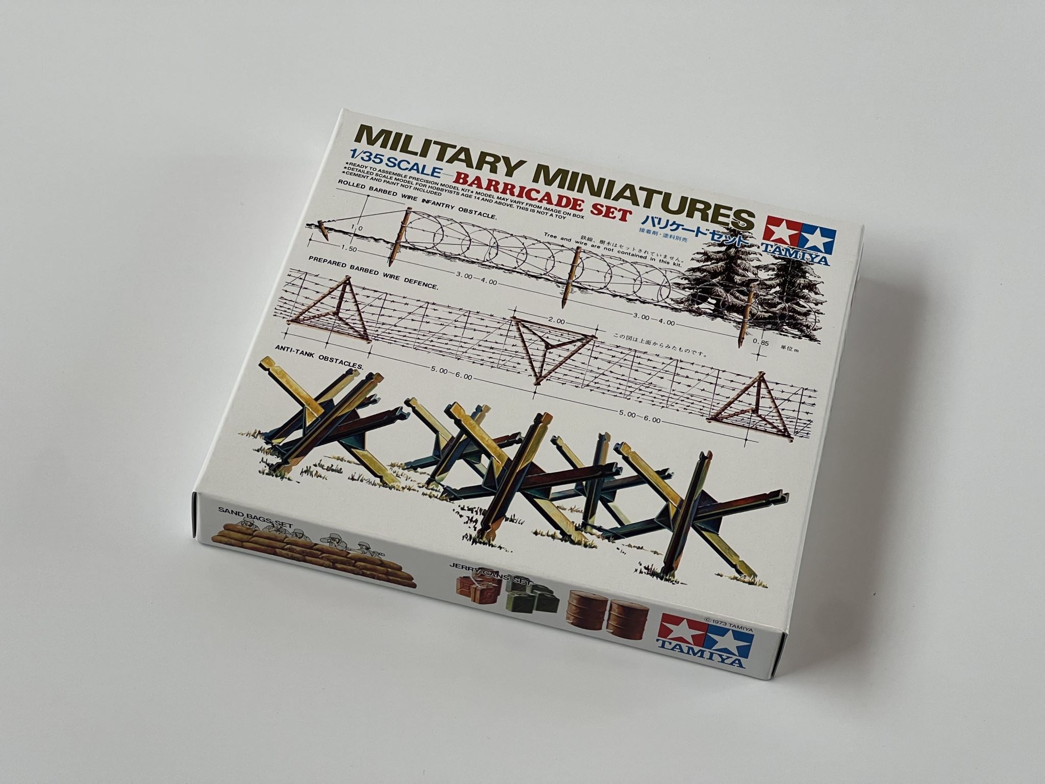 Barricade Set Barbwire infantry obstacle  Anti-tank obstacles Tamiya MM127 1:35