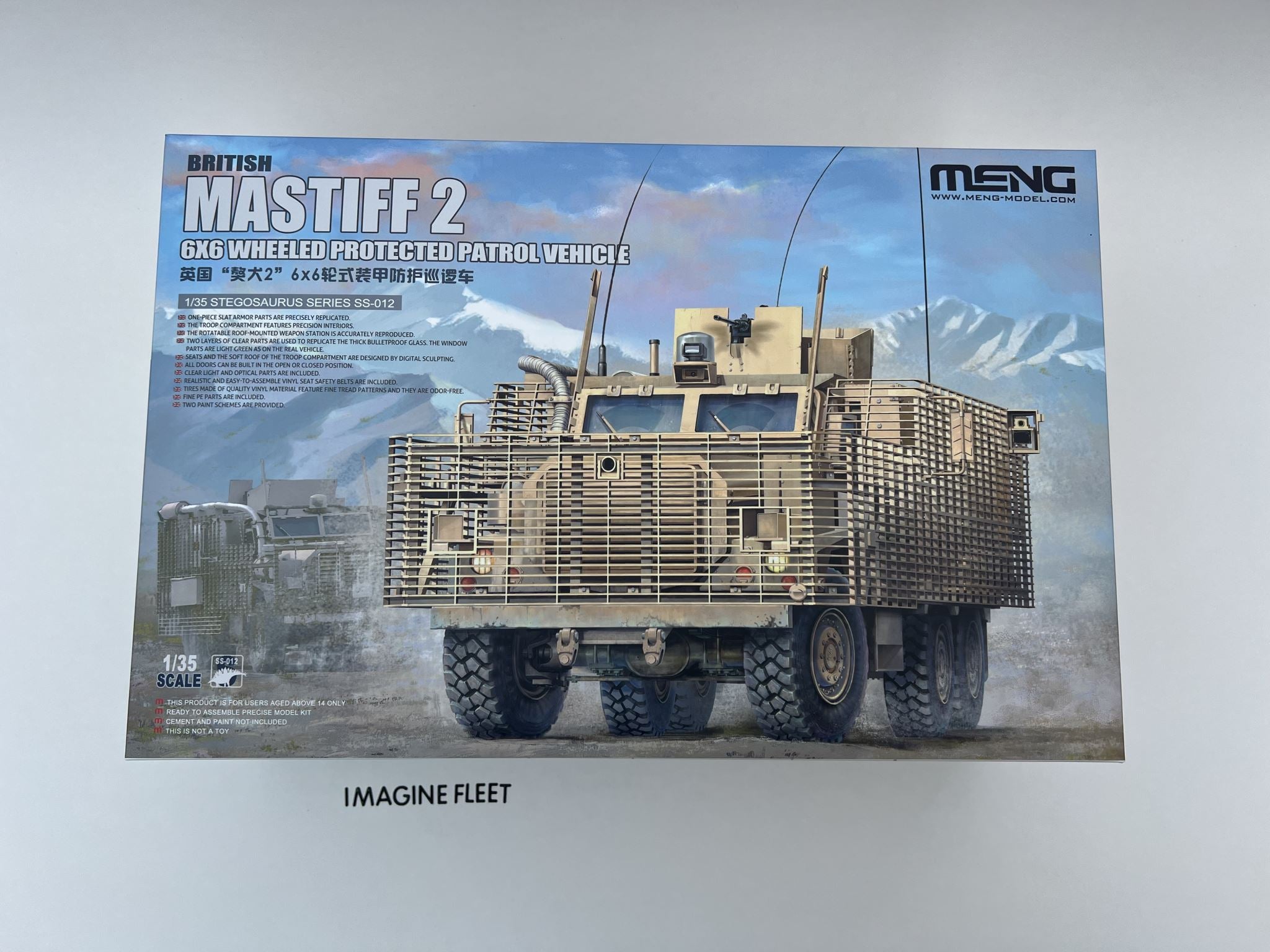 British Mastiff 2 6x6 Wheeled Protected Patrol Vehicle Meng Model SS-012 1:35