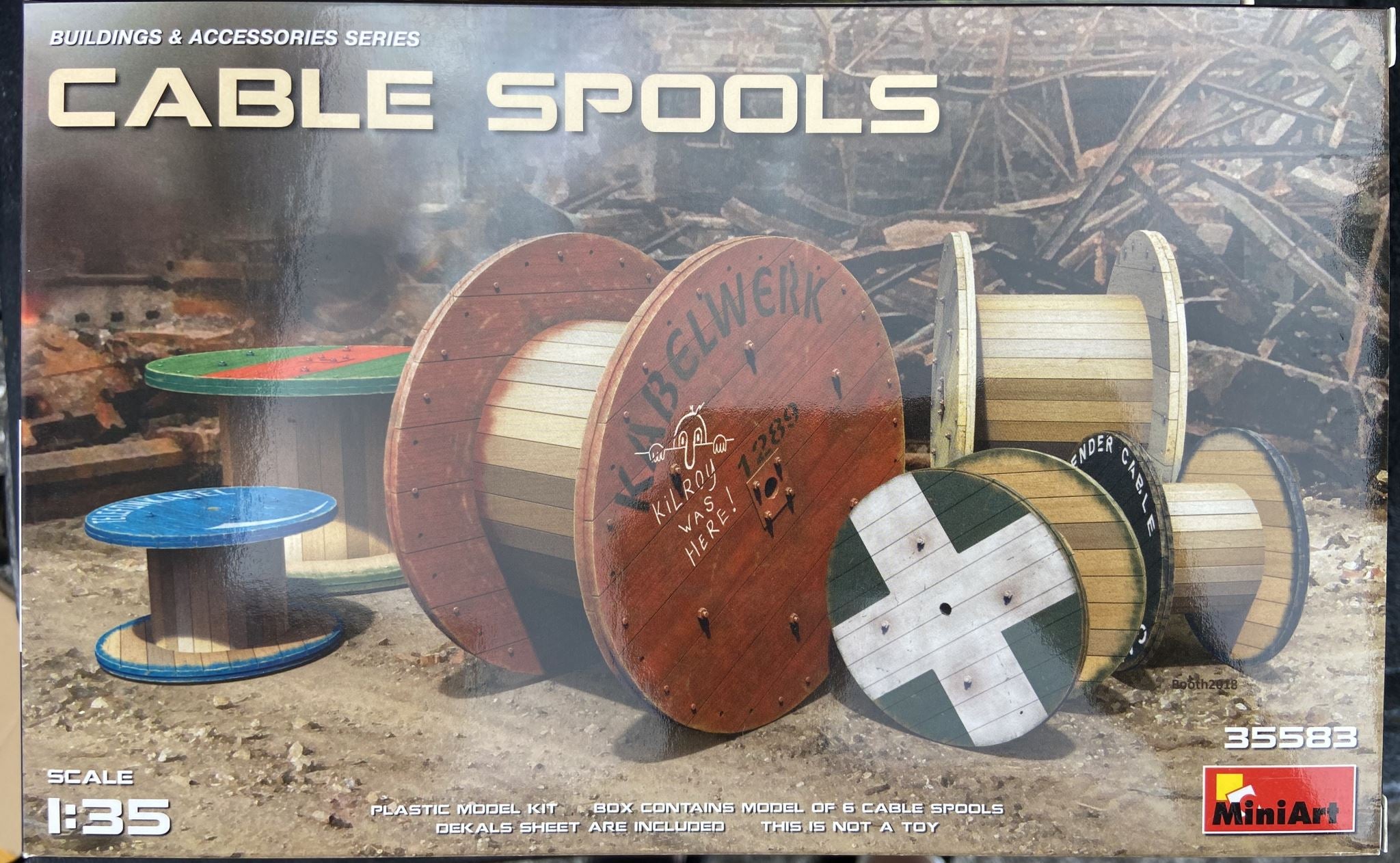 Cable Spools MiniArt | No. 35583 | 1:35