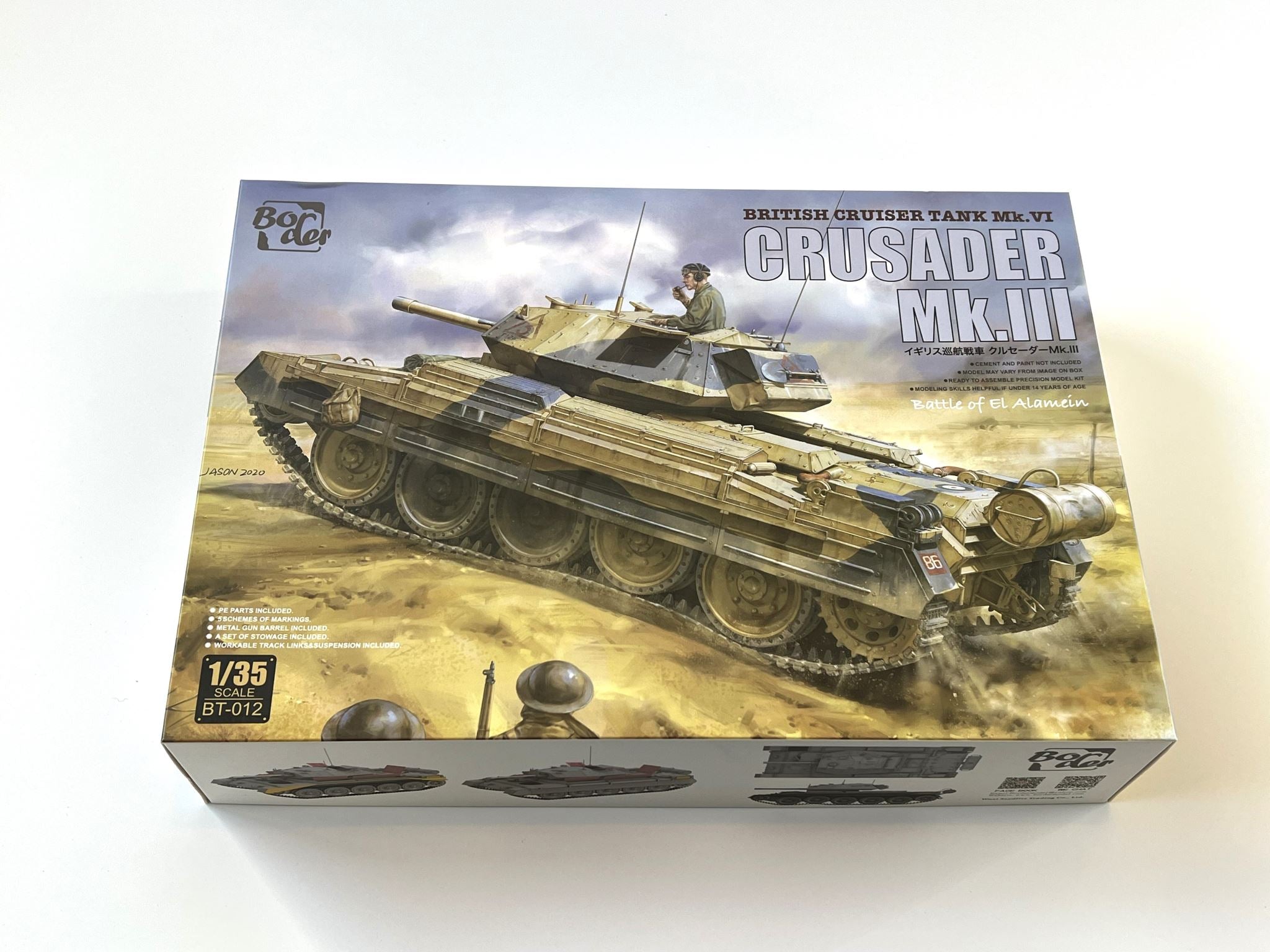 Crusader Mk.III British Cruiser Tank Mk. VI Border Model | Nr. BT-012 | 1:35