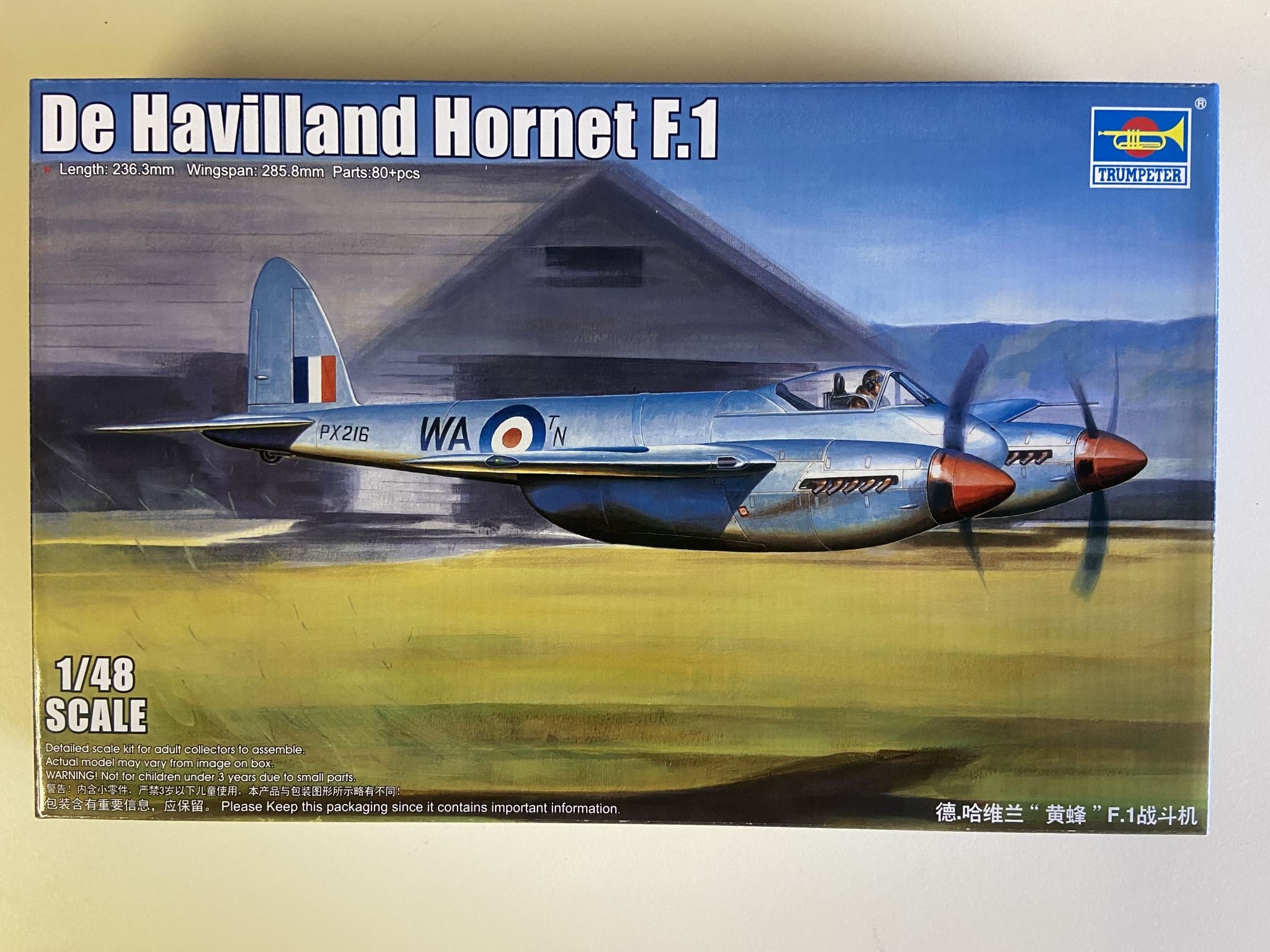 De Havilland Hornet F.1 Trumpeter | No. 02893 | 1:48