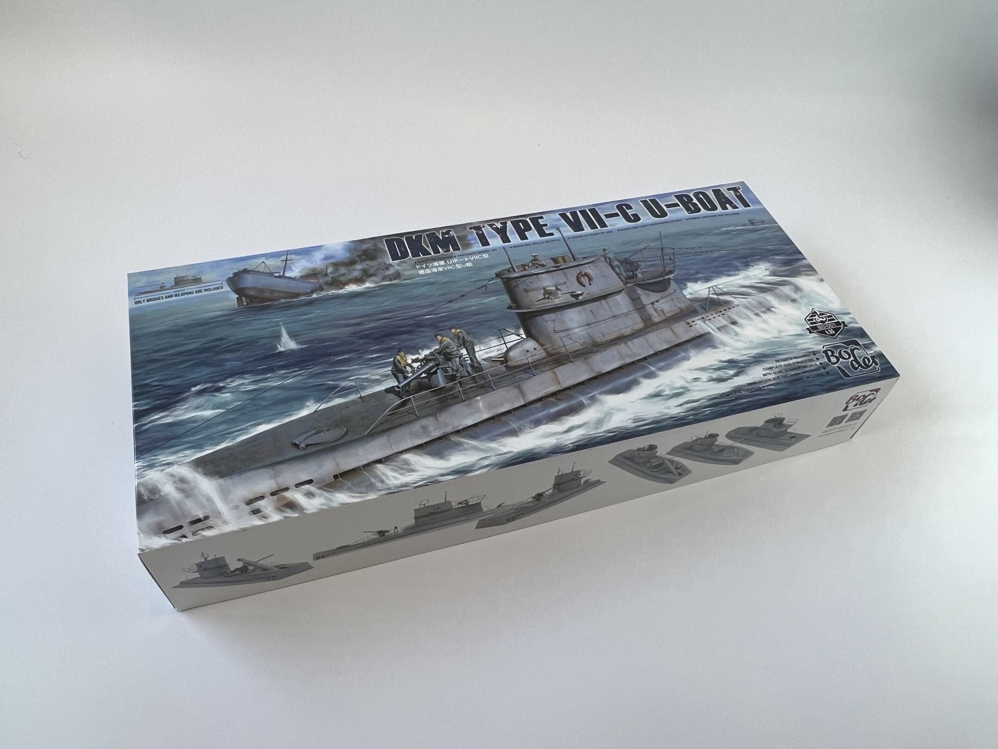 DKM Type VII-C U-Boat Upper Deck Border Model BS-001 1:35