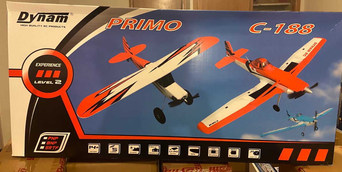 Dynam cessna 188 RC plane kit (1500mm) orange PNP