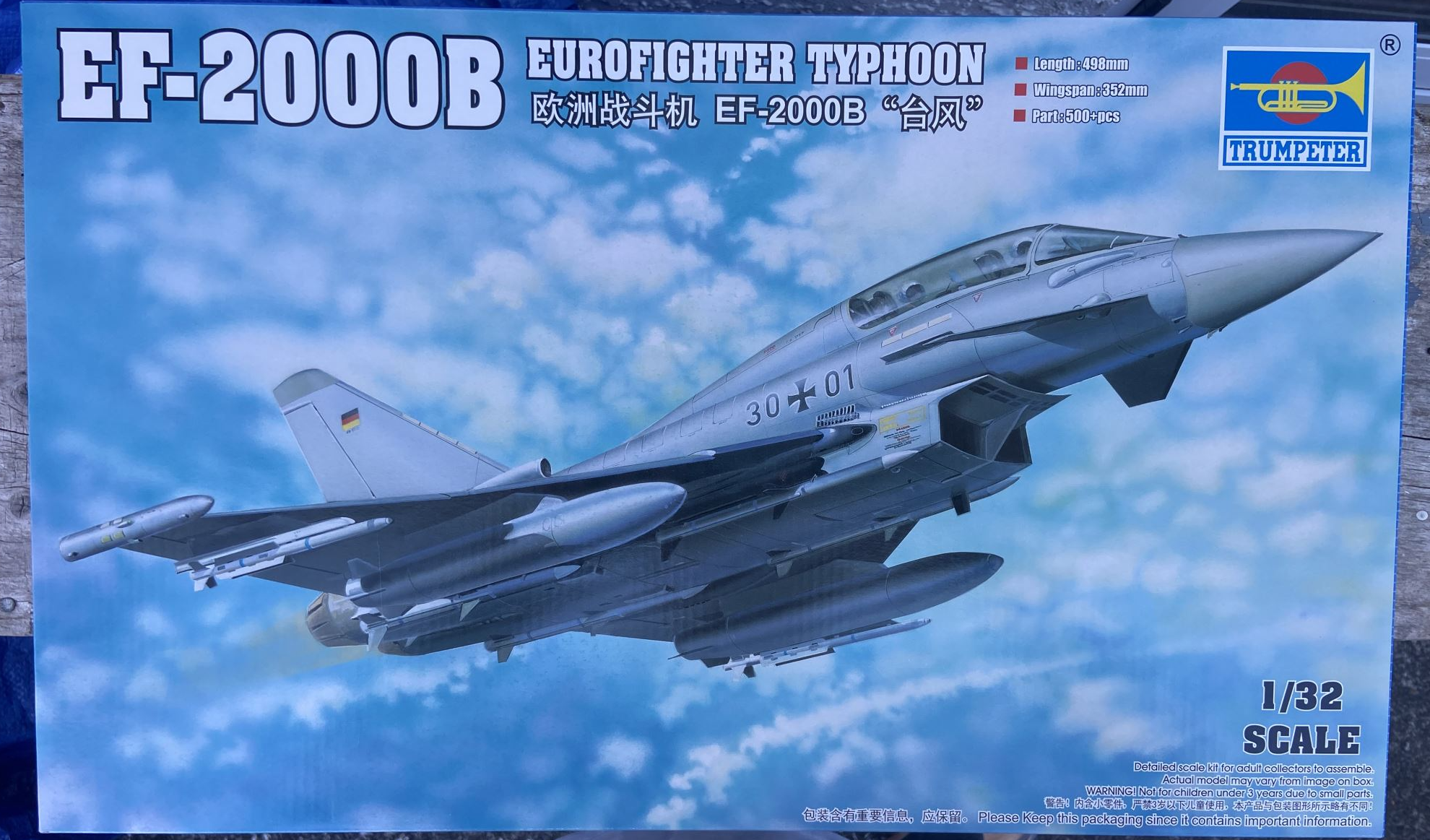 EF-2000B Eurofighter Typhoon Trumpeter | No. 02279 | 1:32