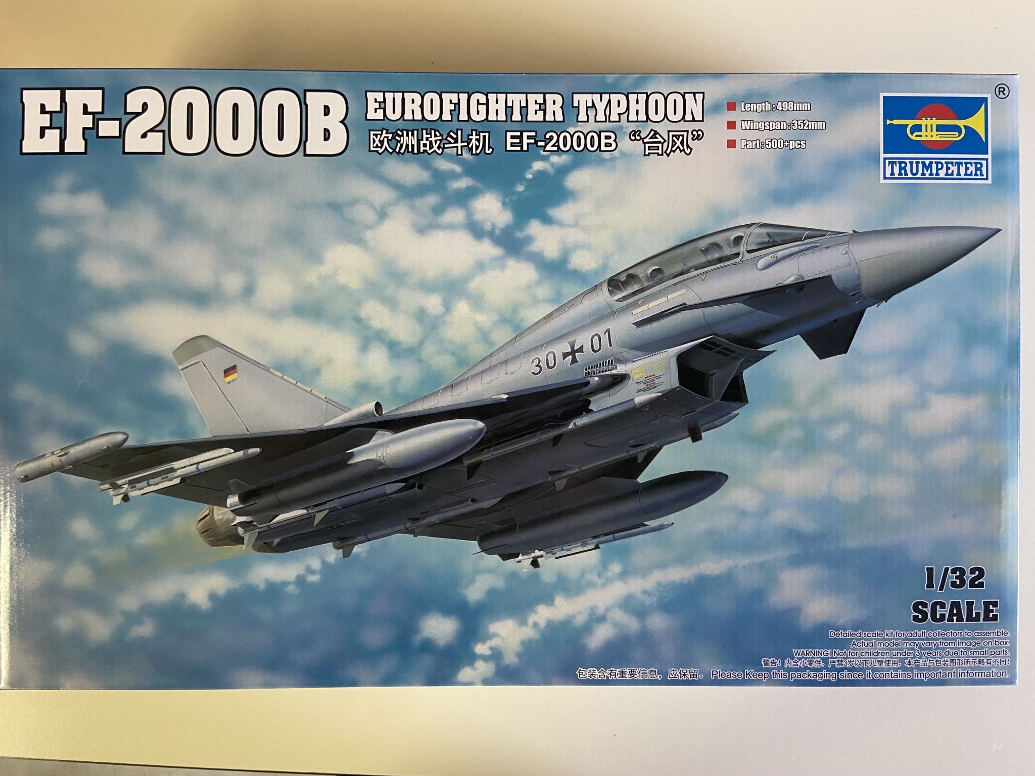 EF-2000B Eurofighter Typhoon Trumpeter | No. 02279 | 1:32