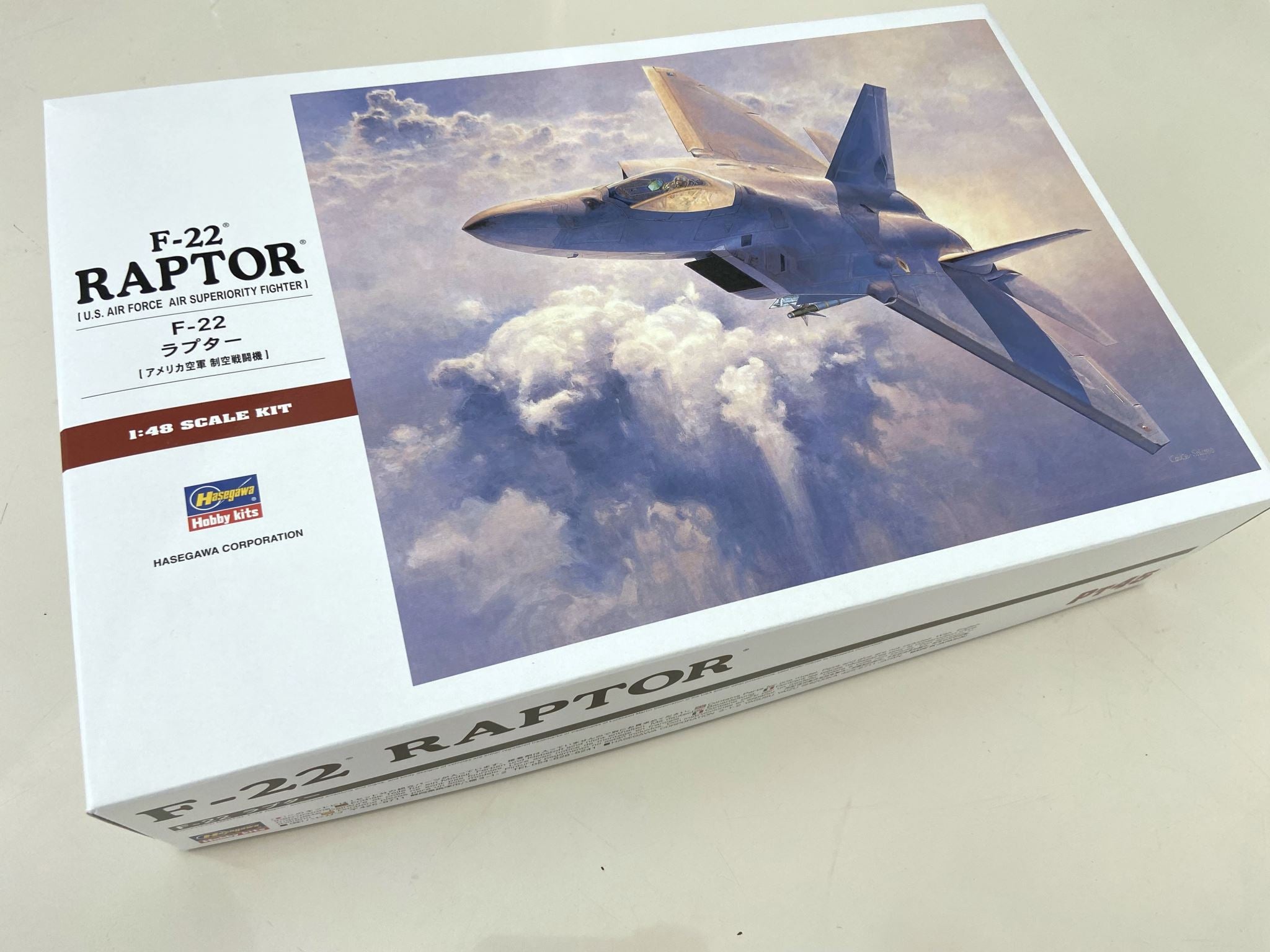 F-22 Raptor [U.S. Air Force Air Superiority Fighter] Hasegawa | No. 07245 | 1:48