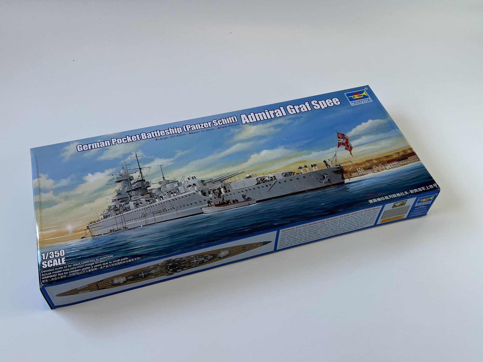 German Battleship Admiral Graf Spee Trumpeter | No. 05316 | 1:350