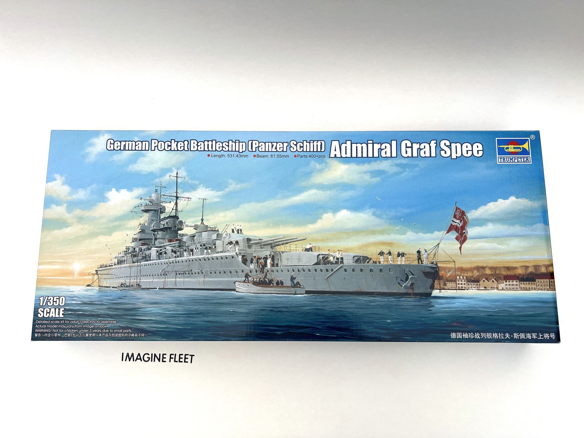 German Battleship Admiral Graf Spee Trumpeter | No. 05316 | 1:350