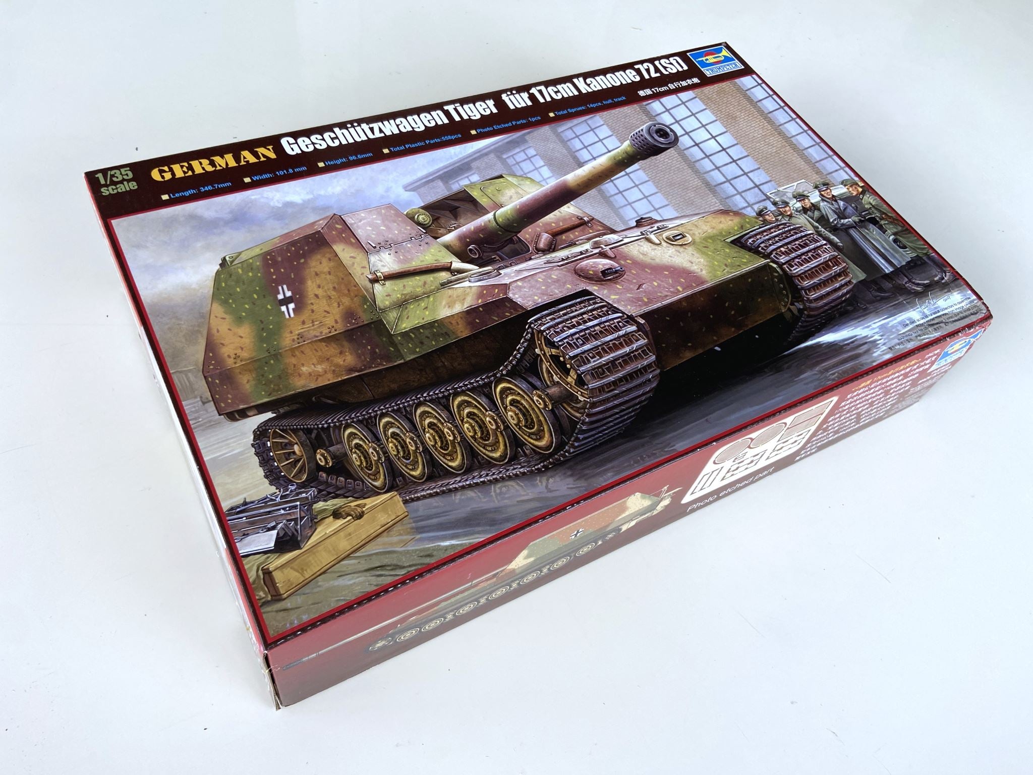 German Geschützwagen Tiger für 17cm Kanone 72 (Sf) Trumpeter | No. 00378 | 1:35