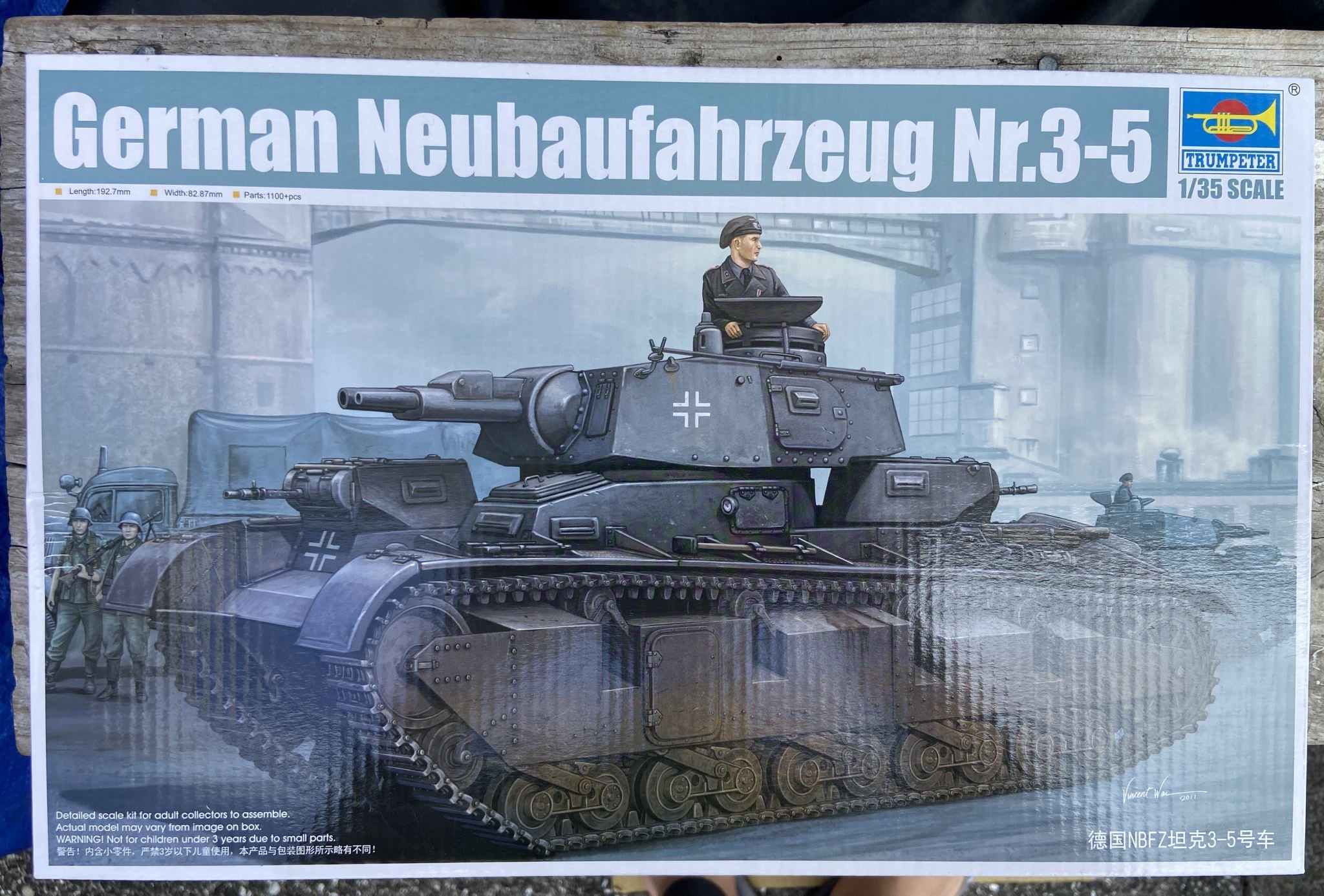 German Neubaufahrzeug Nr. 3-5 Trumpeter | No. 05529 | 1:35