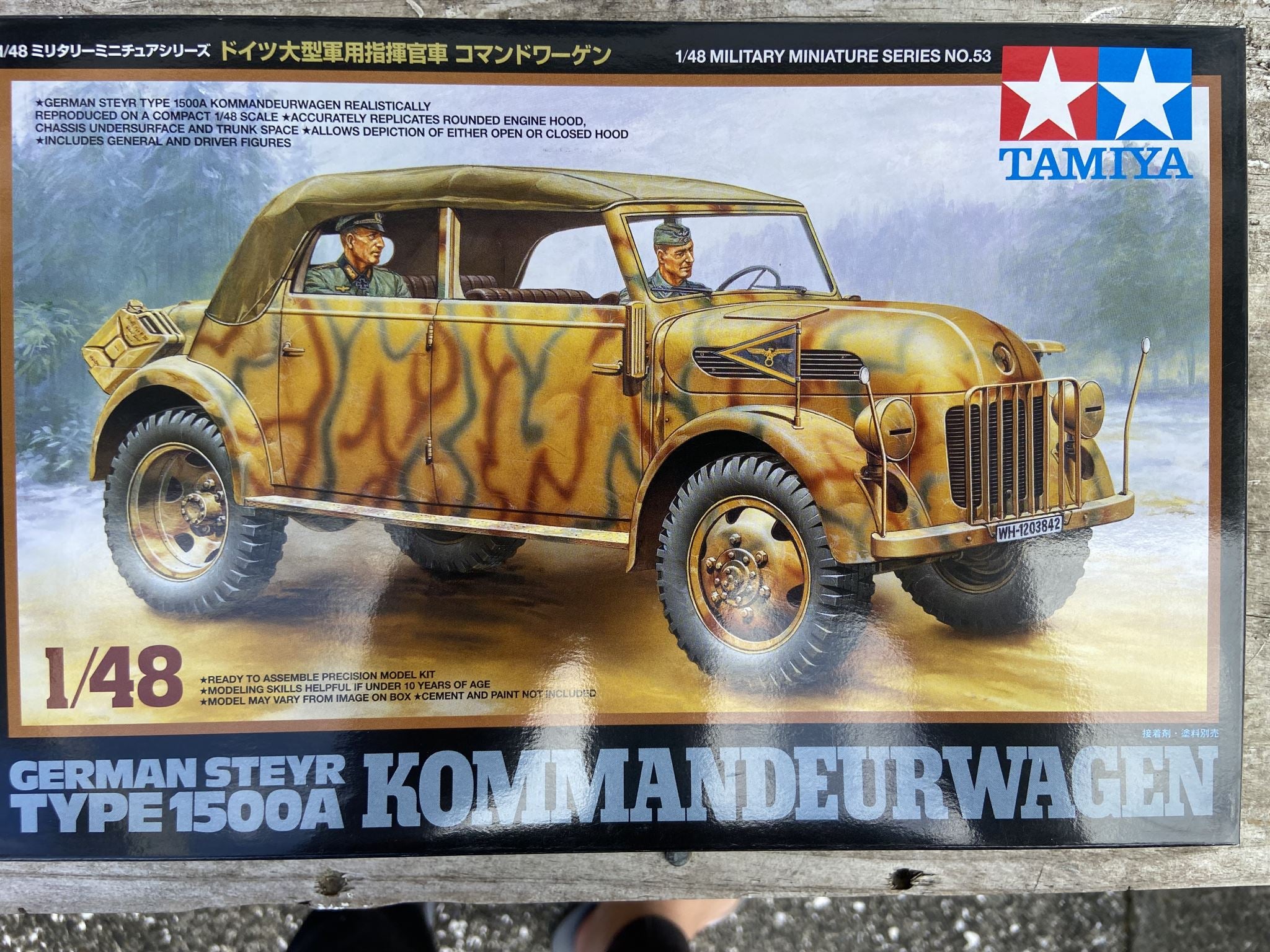 German Steyr 1500 Kommandeurwagen Tamiya | No. 32553 | 1:48