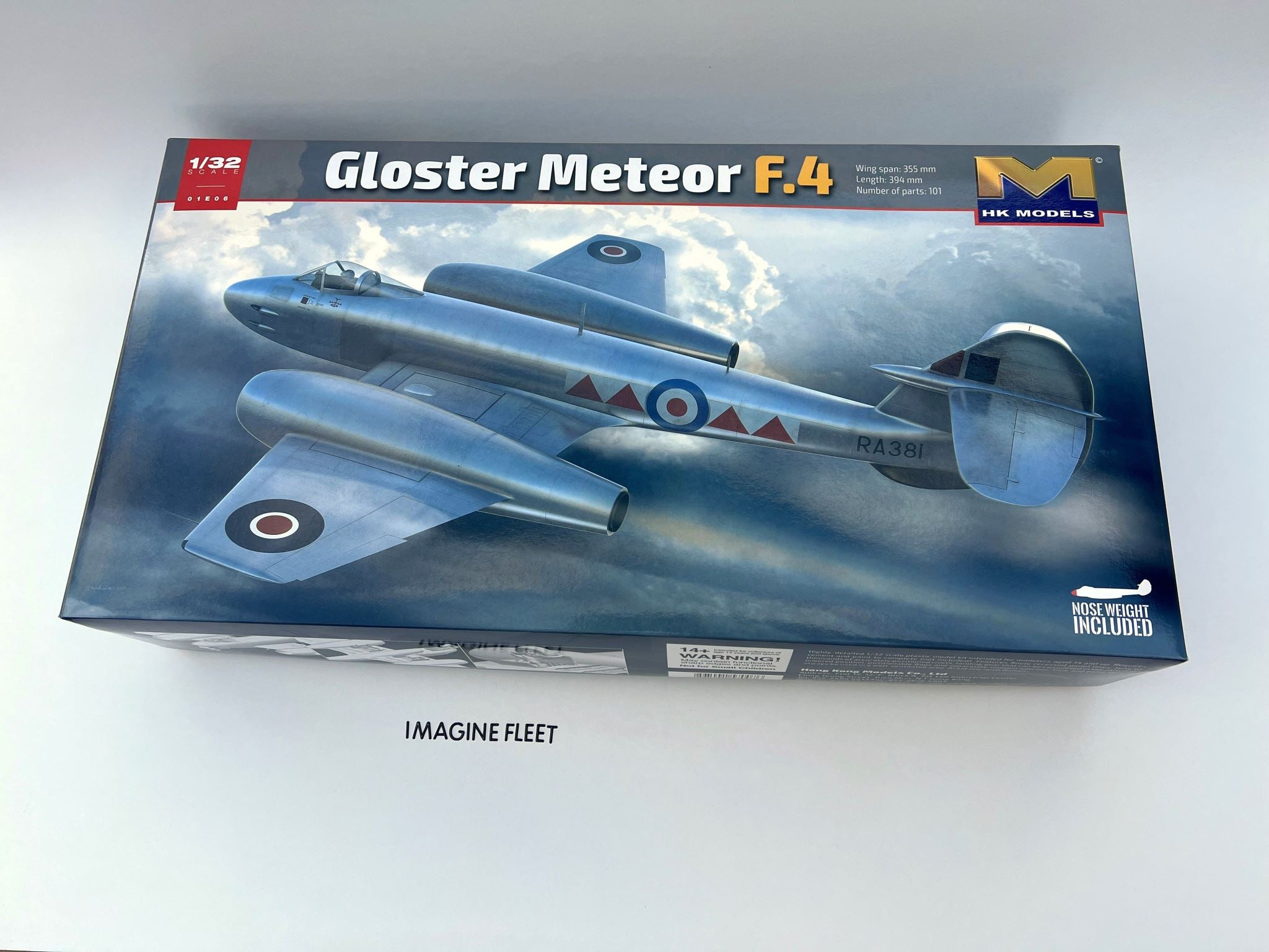 Gloster Meteor F.4 HK Models | No. 01E06 | 1:32