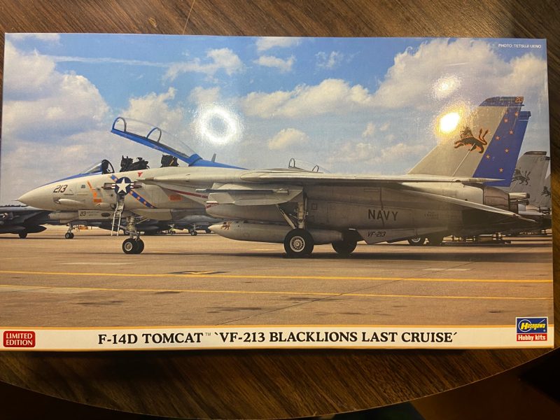 hasegawa 1/72 F-14D tomcat vf-213 blacklions last curise