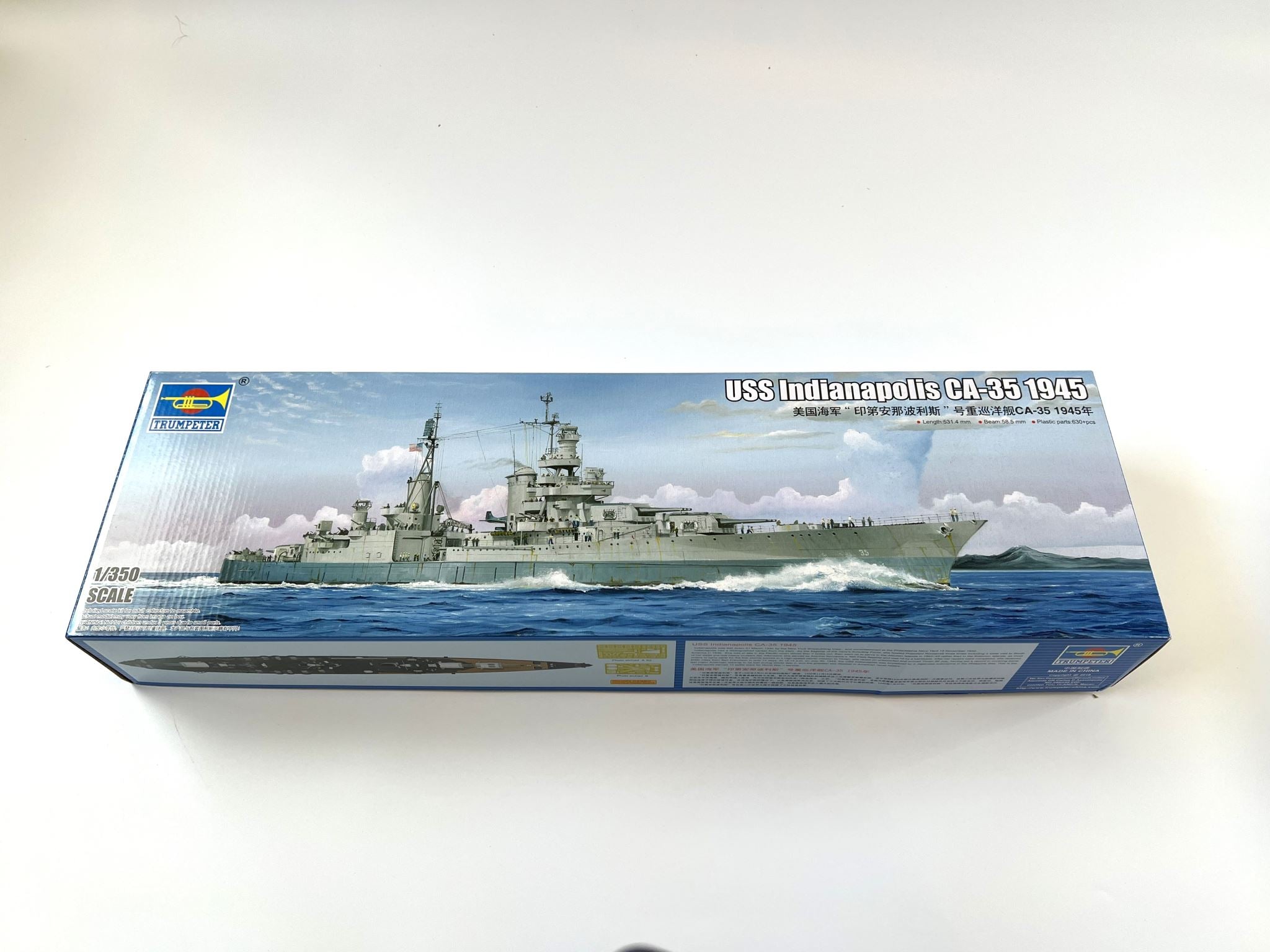 Heavy Cruiser USS Indianapolis CA-35 - 1945 Trumpeter | No. 05326 | 1:350