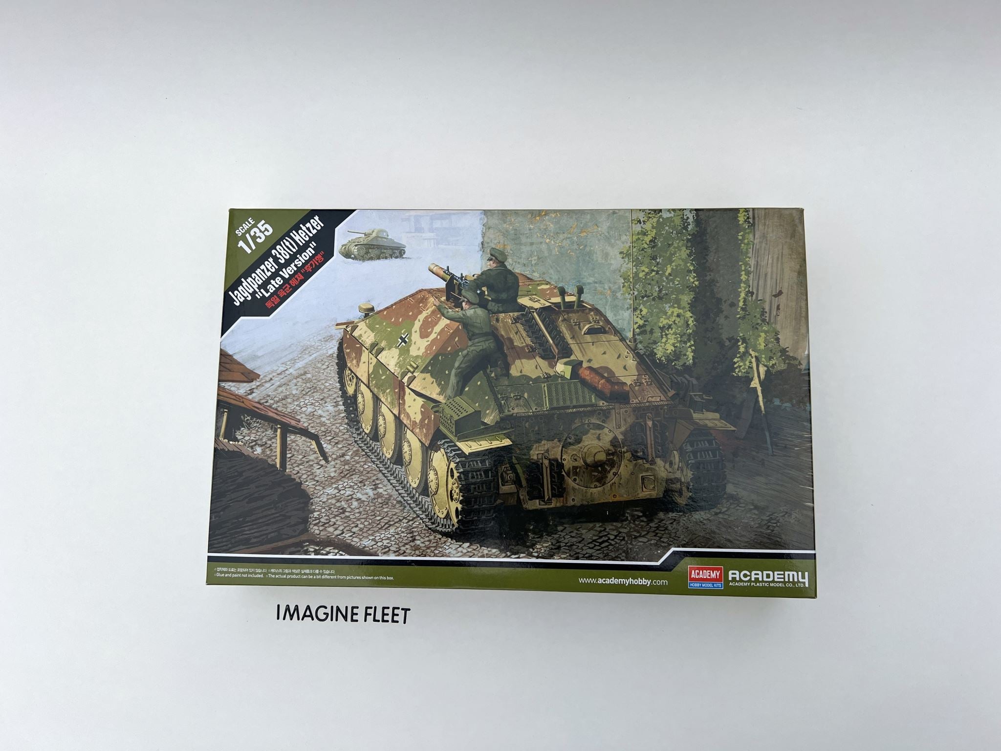 Jagdpanzer38(t) Hetzer 2in1 last/late Production 12/44-04/45 Academy 13230 1:35