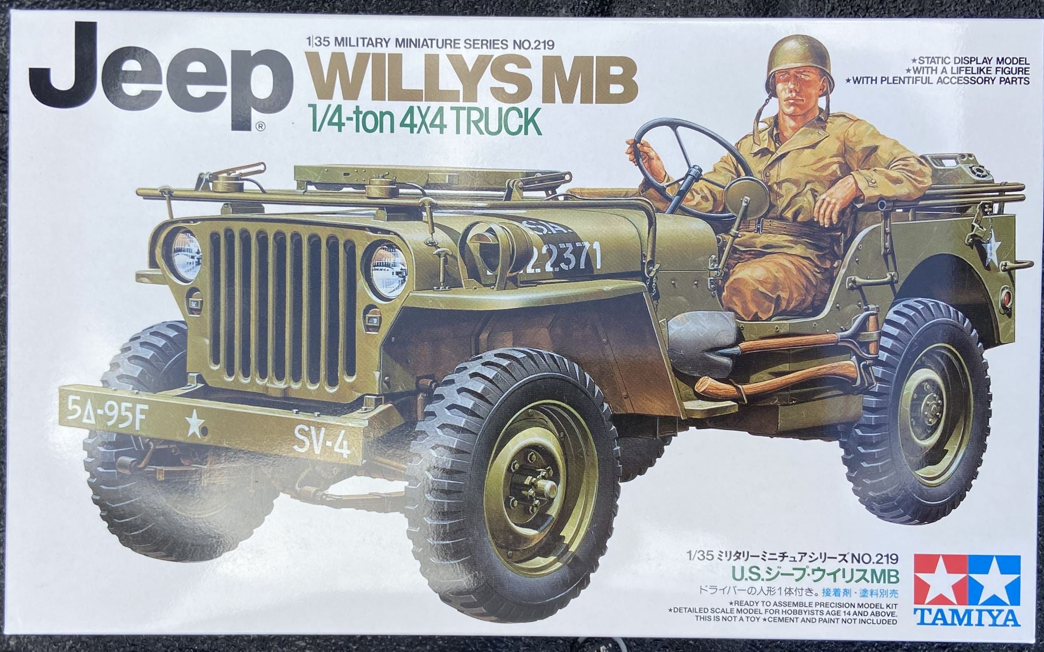 Jeep Willys MB 1/4ton 4X4 Truck Tamiya | No. 35219 | 1:35