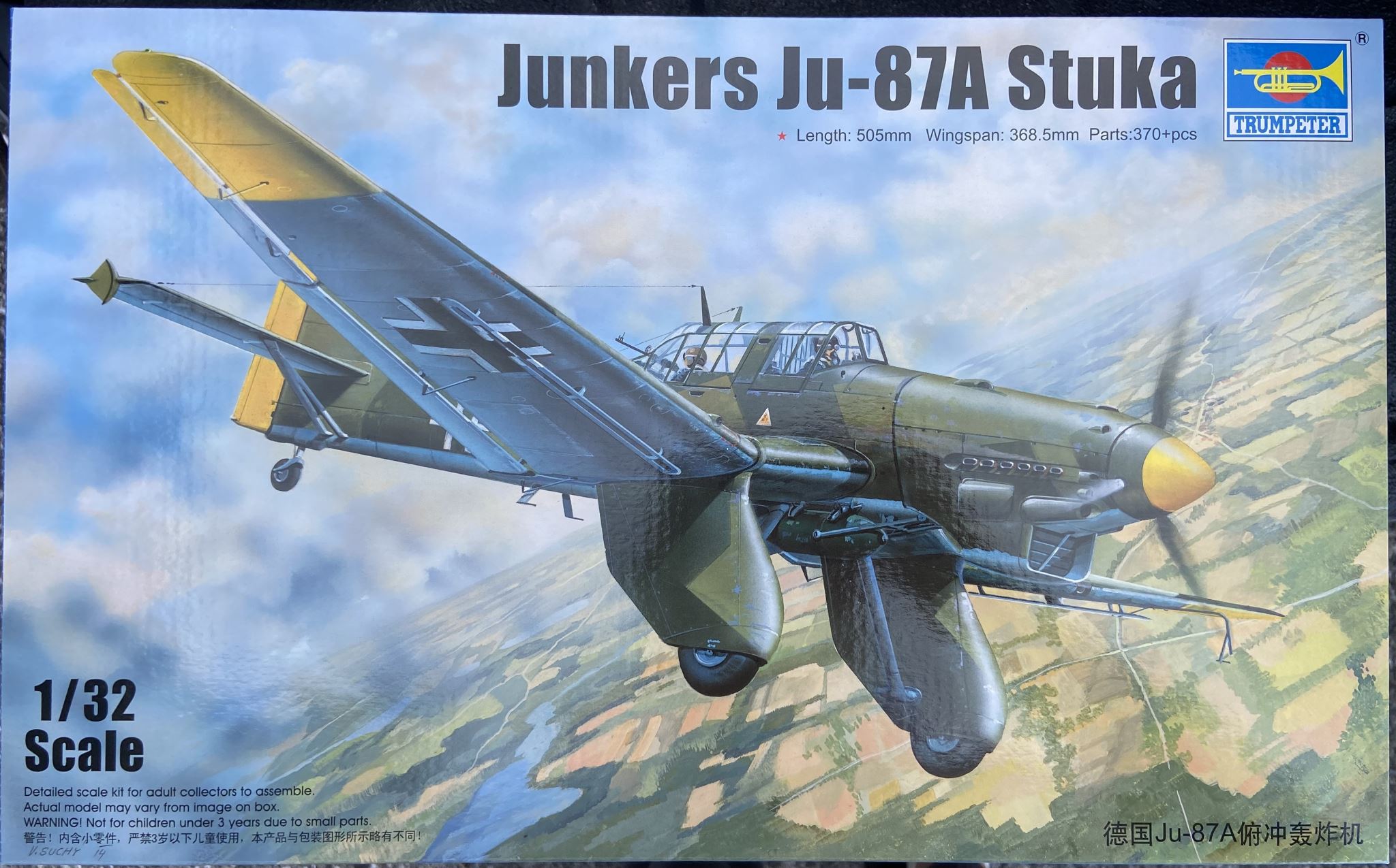 Junkers Ju 87A Stuka Trumpeter | No. 03213 | 1:32