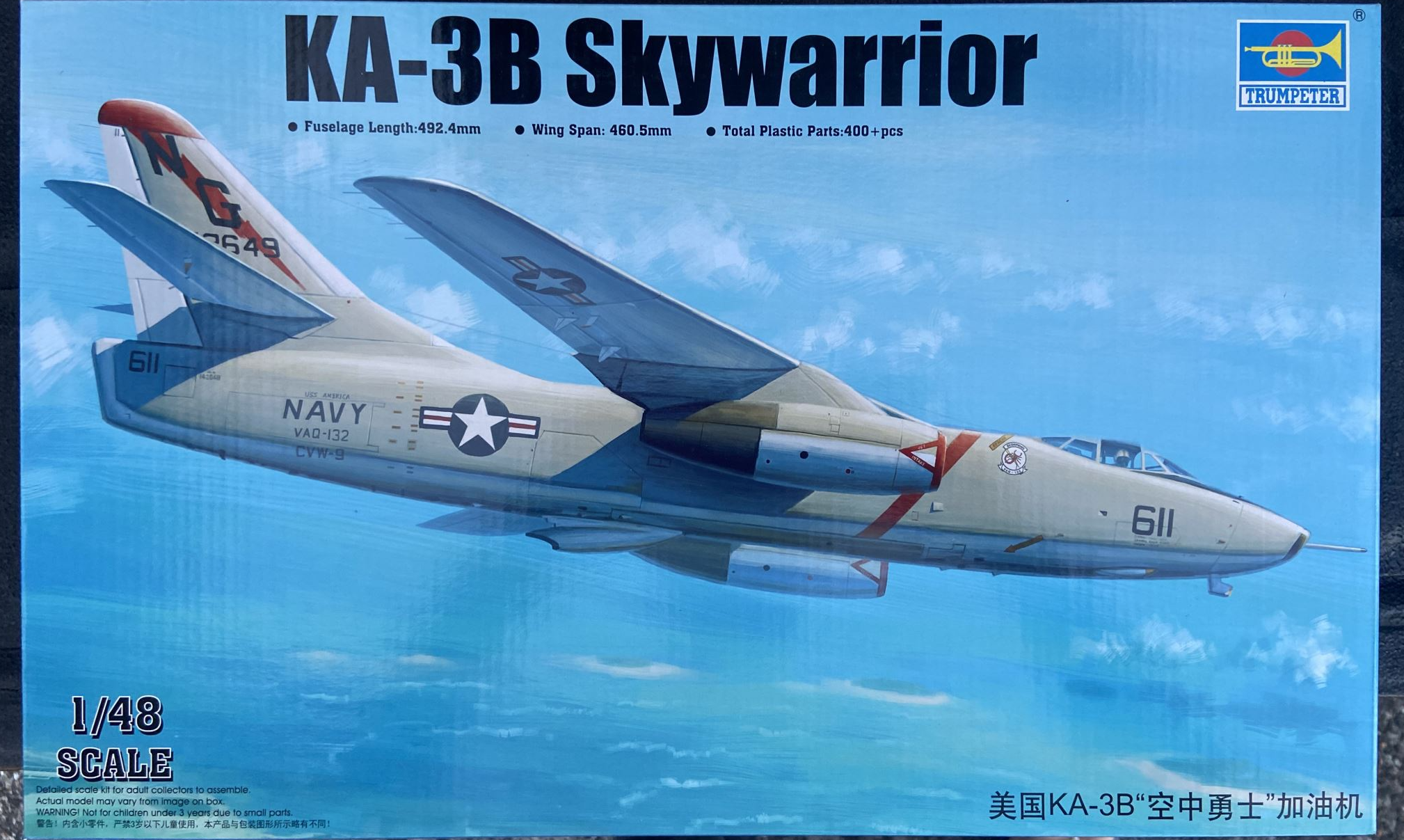 KA-3B Skywarrior Trumpeter | No. 02869 | 1:48