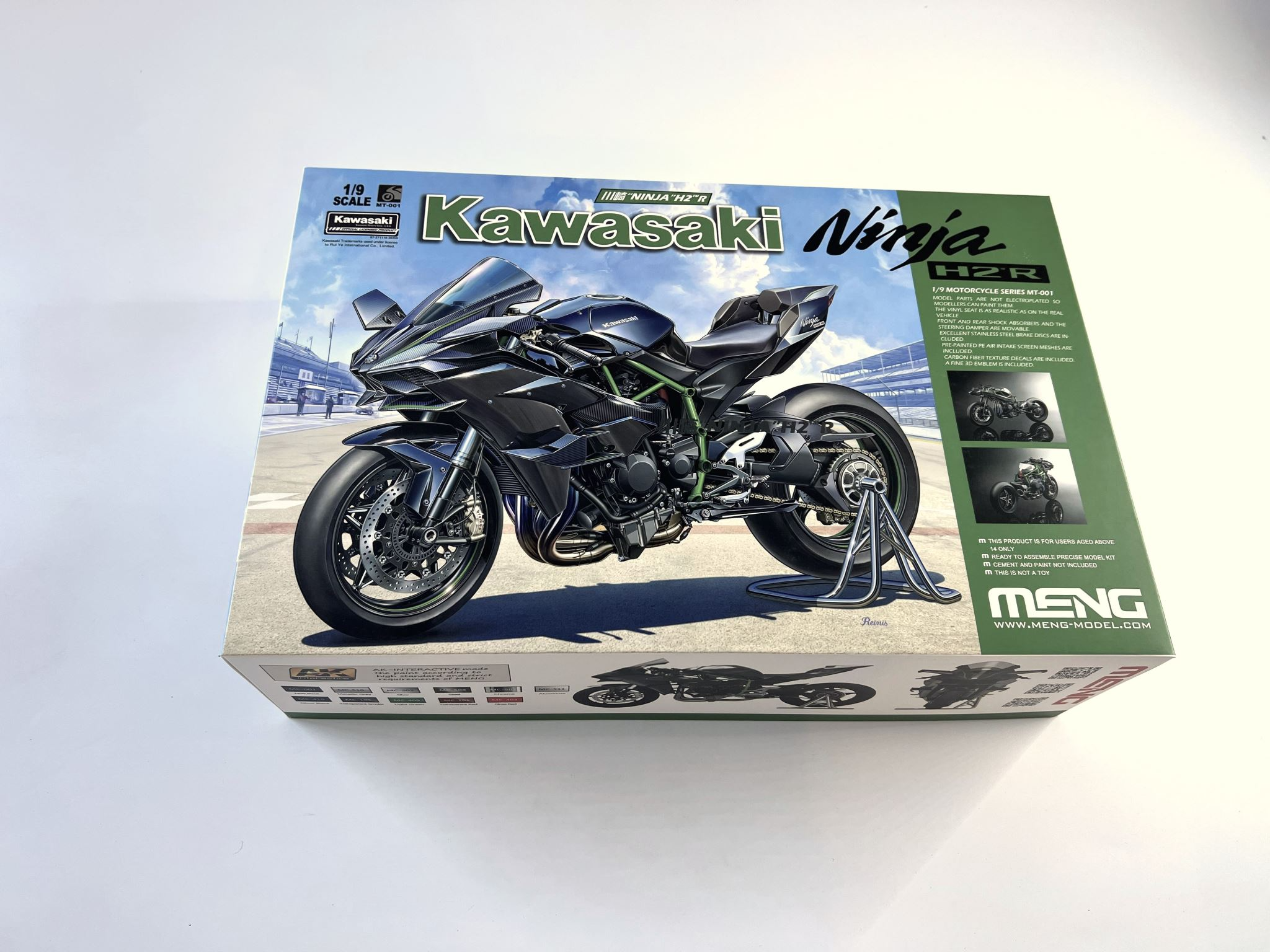 Kawasaki Ninja H2™R (Unpainted Edition) Meng Model | No. MT-001 | 1:9