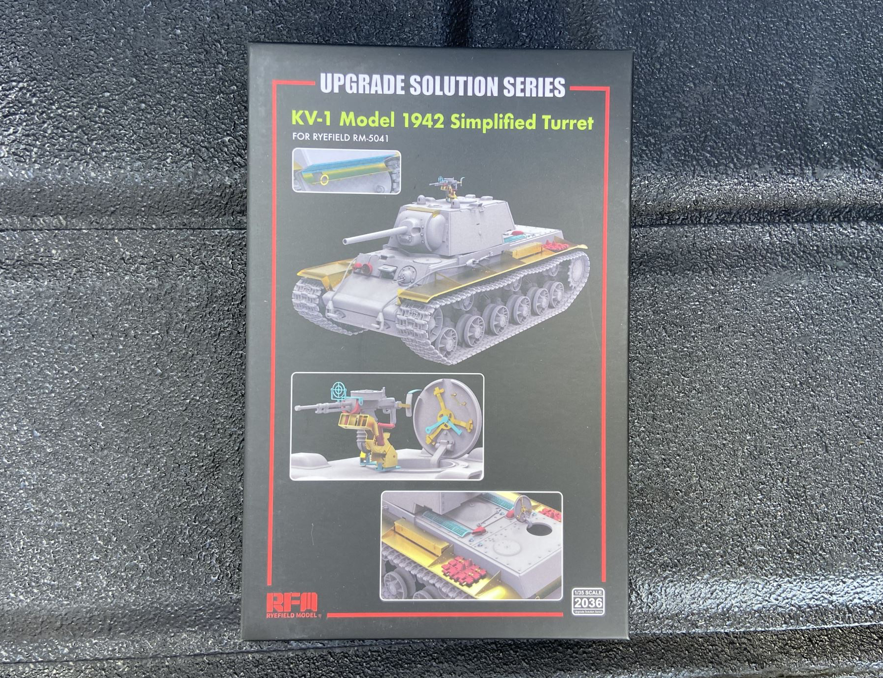 KV-1 Model1942 Simplified Turret UPGRADE SOLUTION SERIES RM-2036 1:35