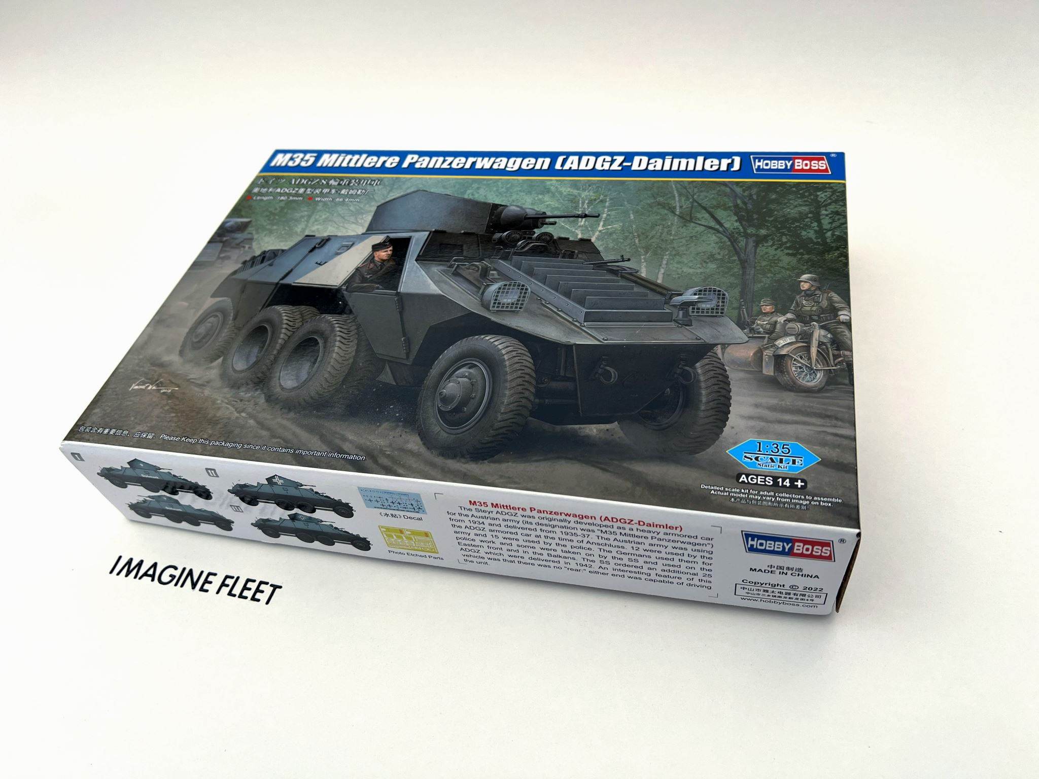 M35 Mittlere Panzerwagen (ADGZ-Daimler) HobbyBoss | No. 83889 | 1:35