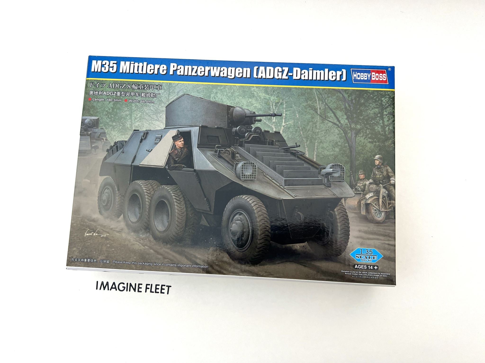 M35 Mittlere Panzerwagen (ADGZ-Daimler) HobbyBoss | No. 83889 | 1:35