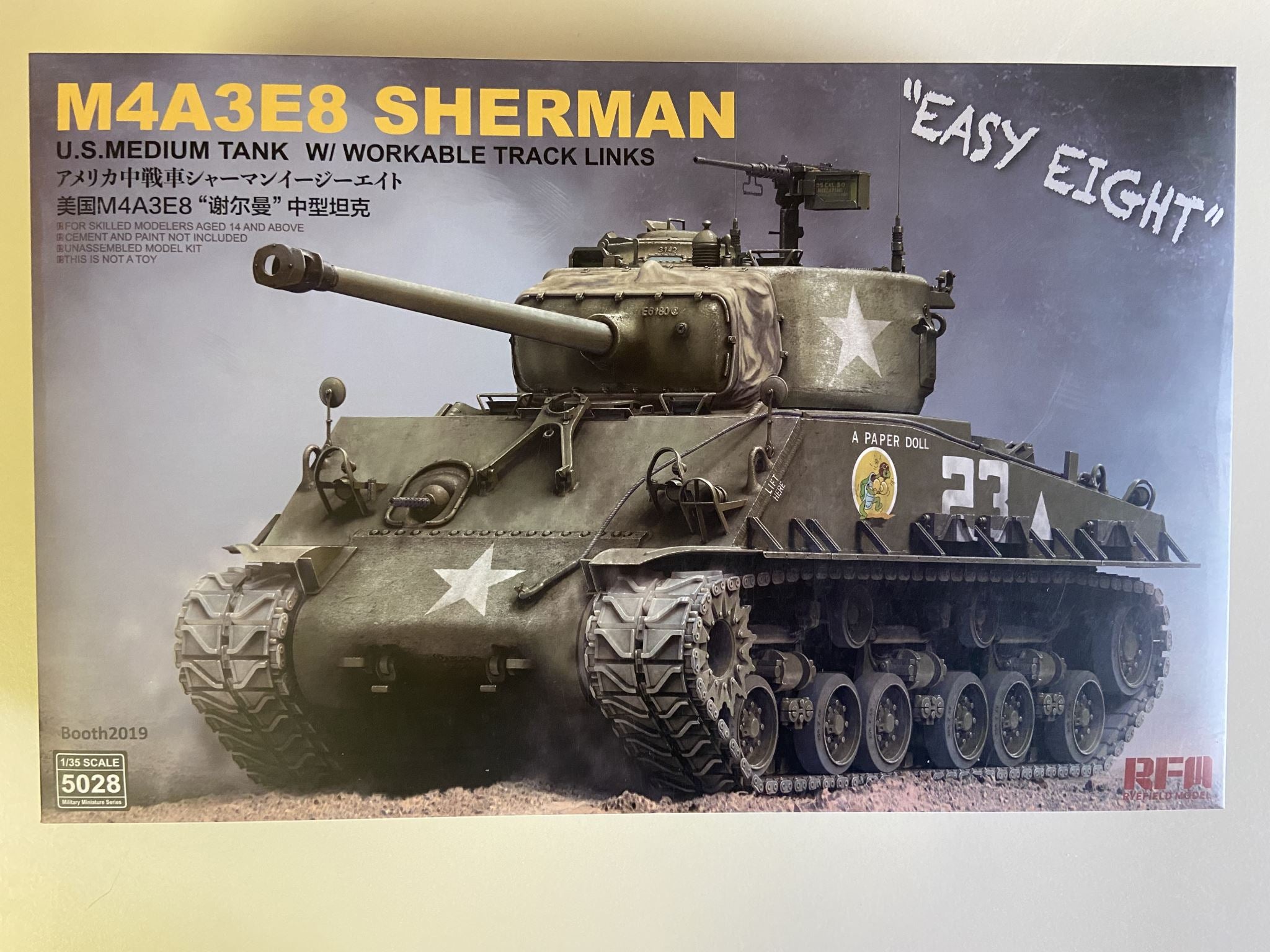 M4A3E8 Sherman "Easy Eight" Rye Field Model | No. 5028 | 1:35