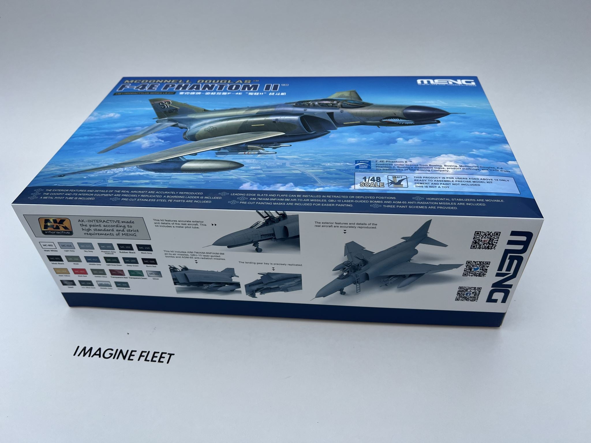 McDonnell Douglas F-4E Phantom II Meng Model | No. LS-017 | 1:48