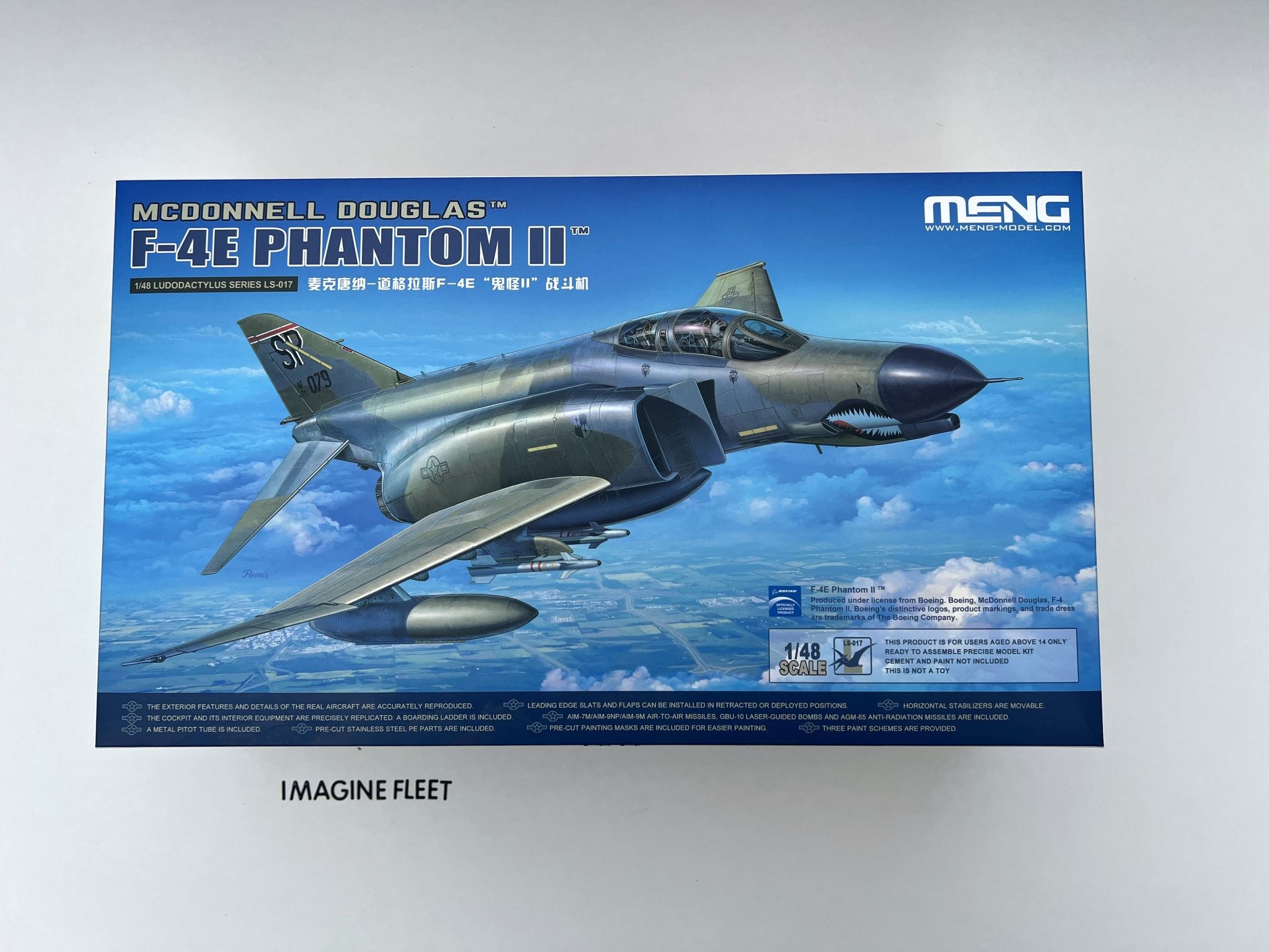 McDonnell Douglas F-4E Phantom II Meng Model | No. LS-017 | 1:48