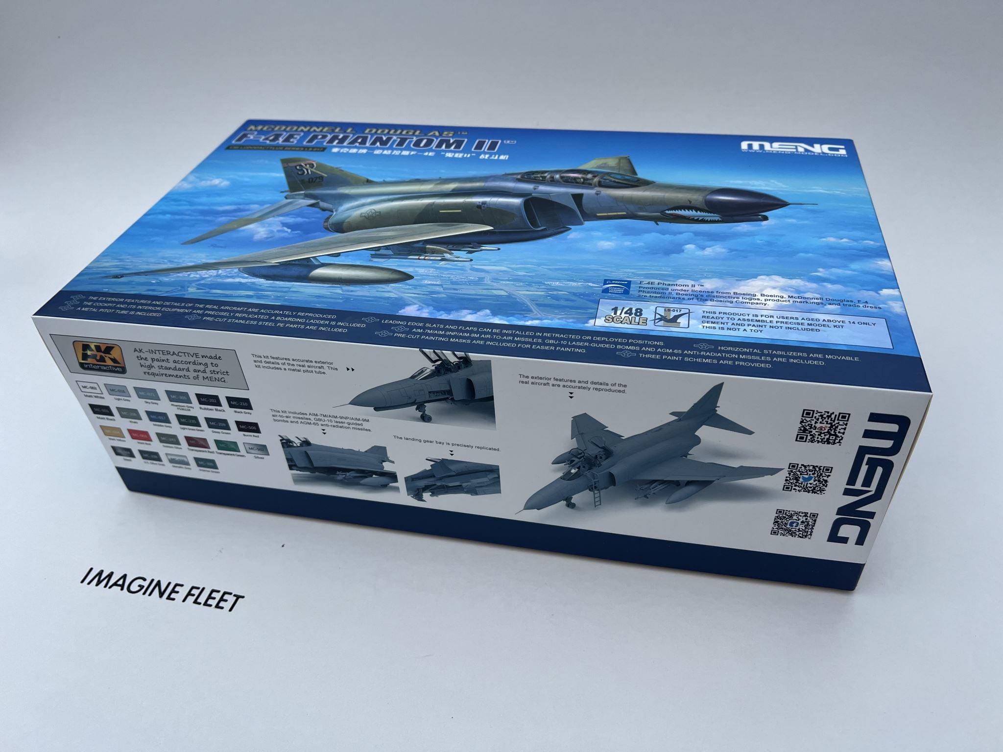 McDonnell Douglas F-4E Phantom II Meng Model | No. LS-017 | 1:48