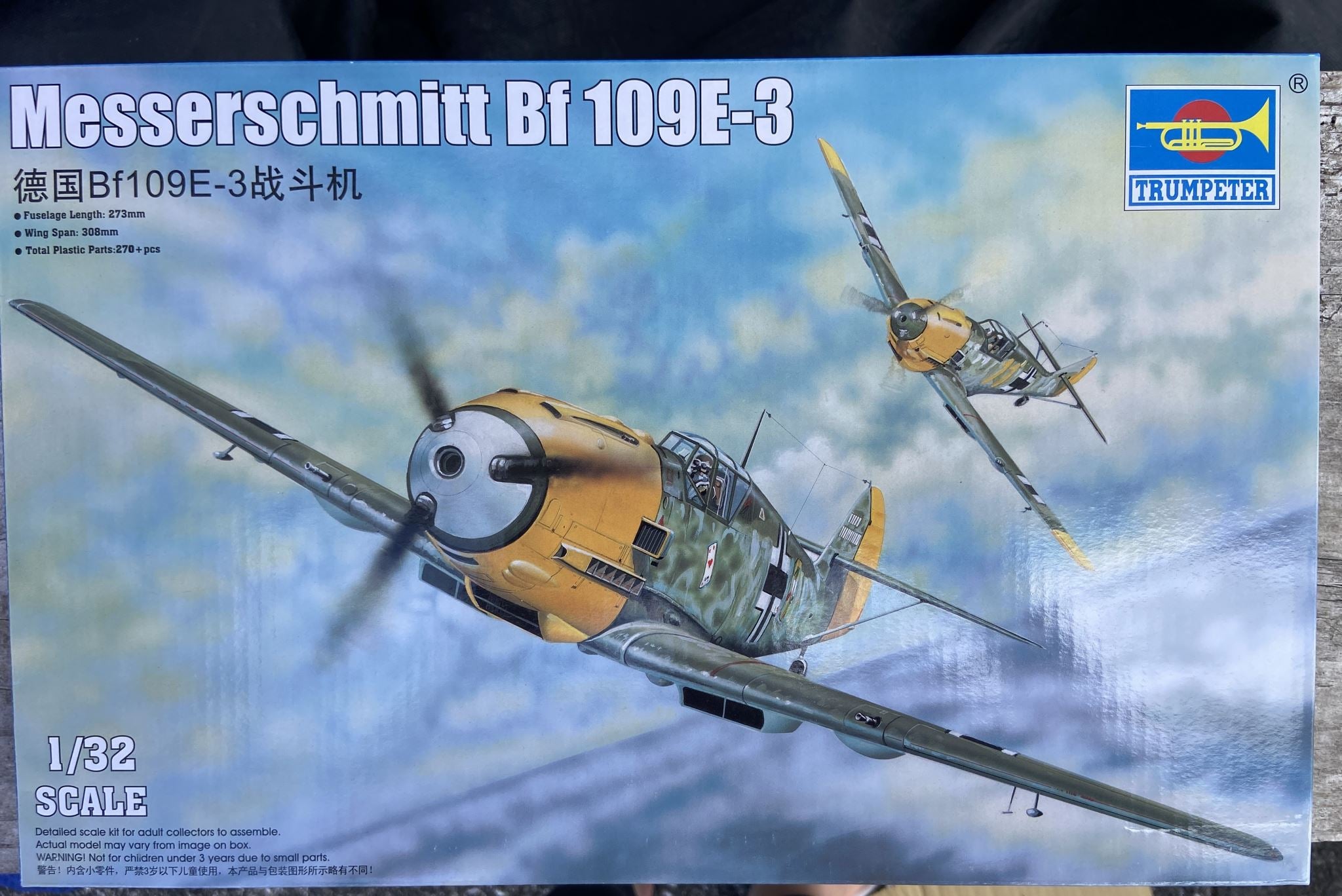 Messerschmitt Bf 109E-3 Trumpeter | No. 02288 | 1:32