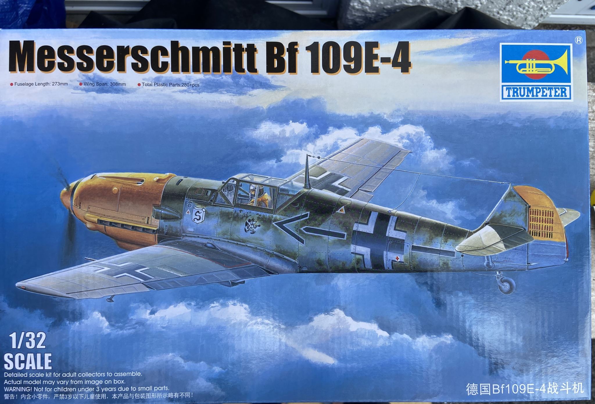 Messerschmitt Bf 109E-4 Trumpeter | No. 02289 | 1:32