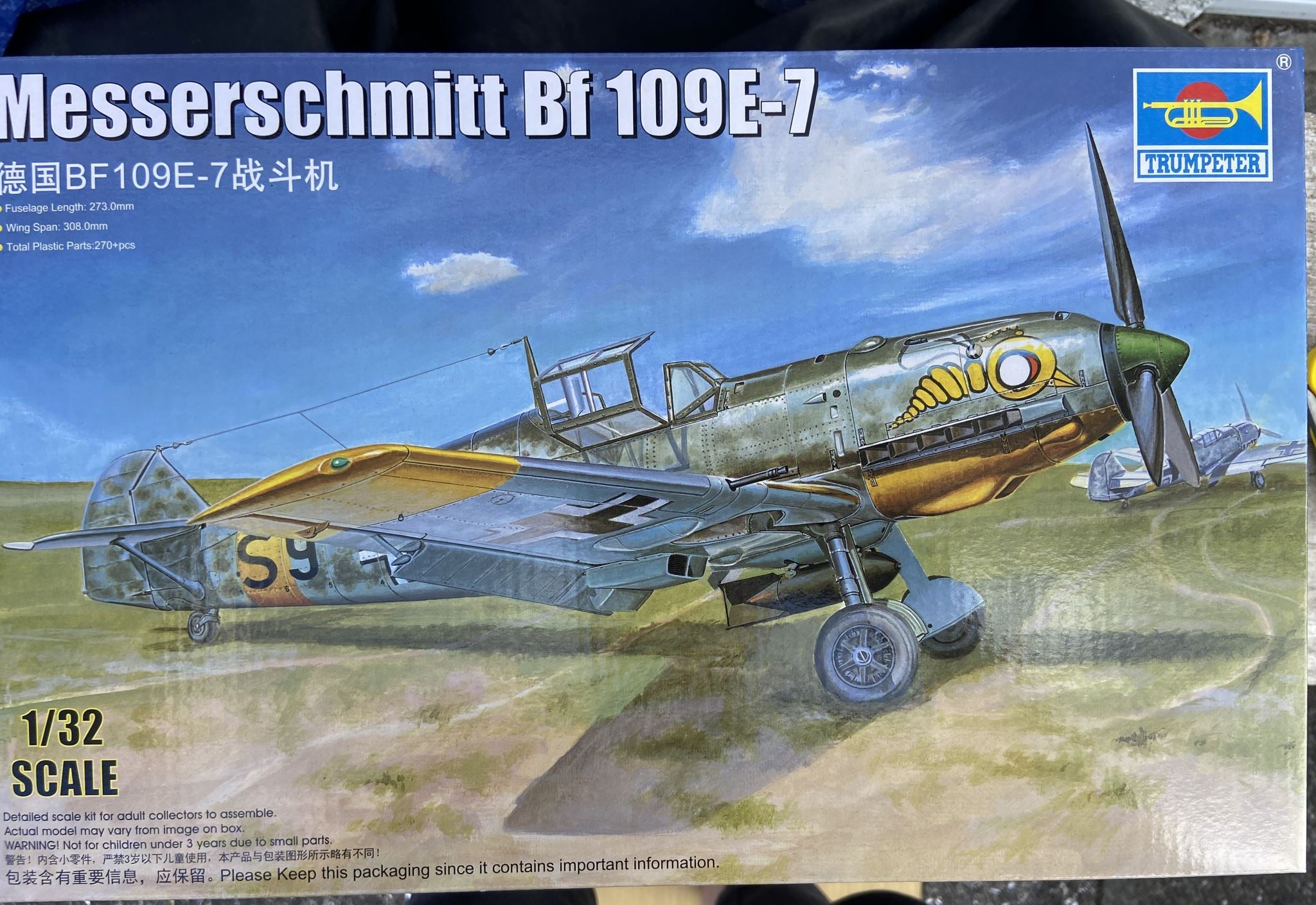 Messerschmitt Bf 109E-7 Trumpeter | No. 02291 | 1:32