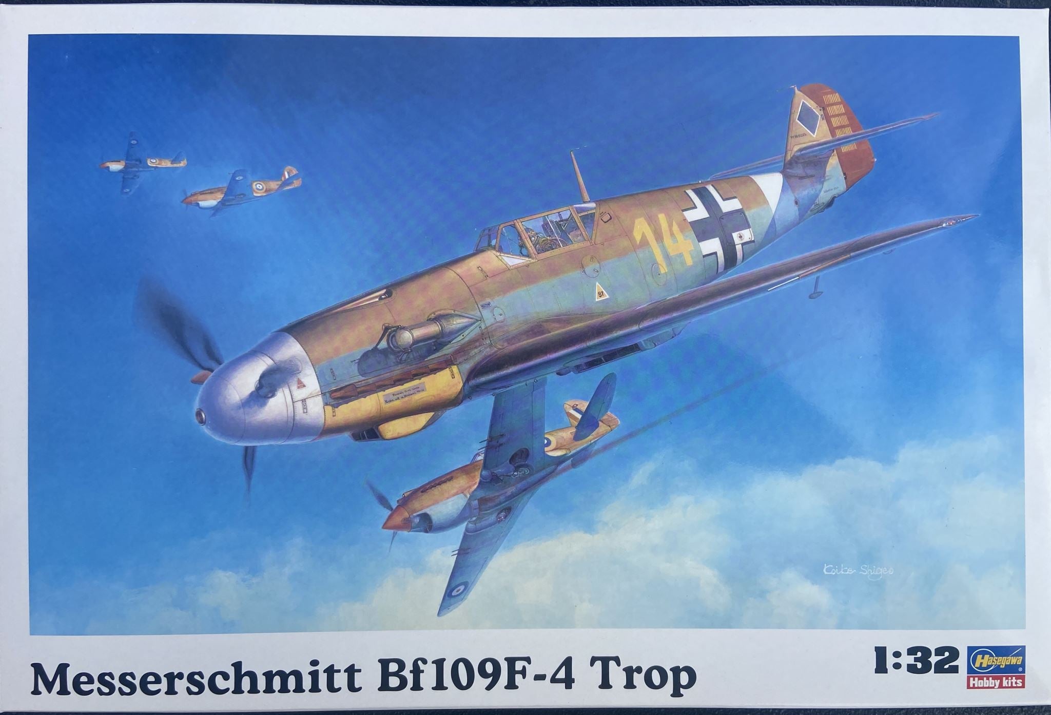 Messerschmitt Bf109F-4 Trop Hasegawa | No. 08881 | 1:32