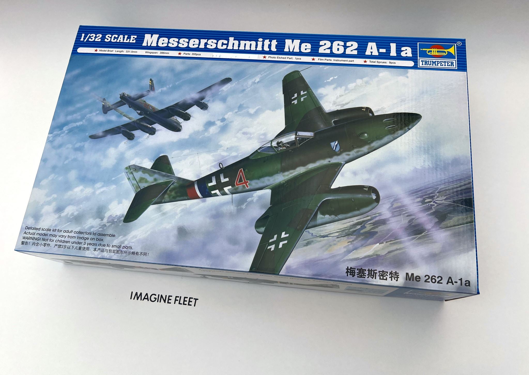 Messerschmitt Me 262 A-1a Trumpeter | No. 02235 | 1:32