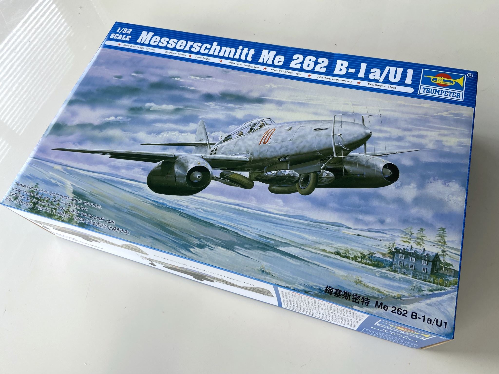 Messerschmitt Me 262 B-1a/U1 Trumpeter | No. 02237 | 1:32