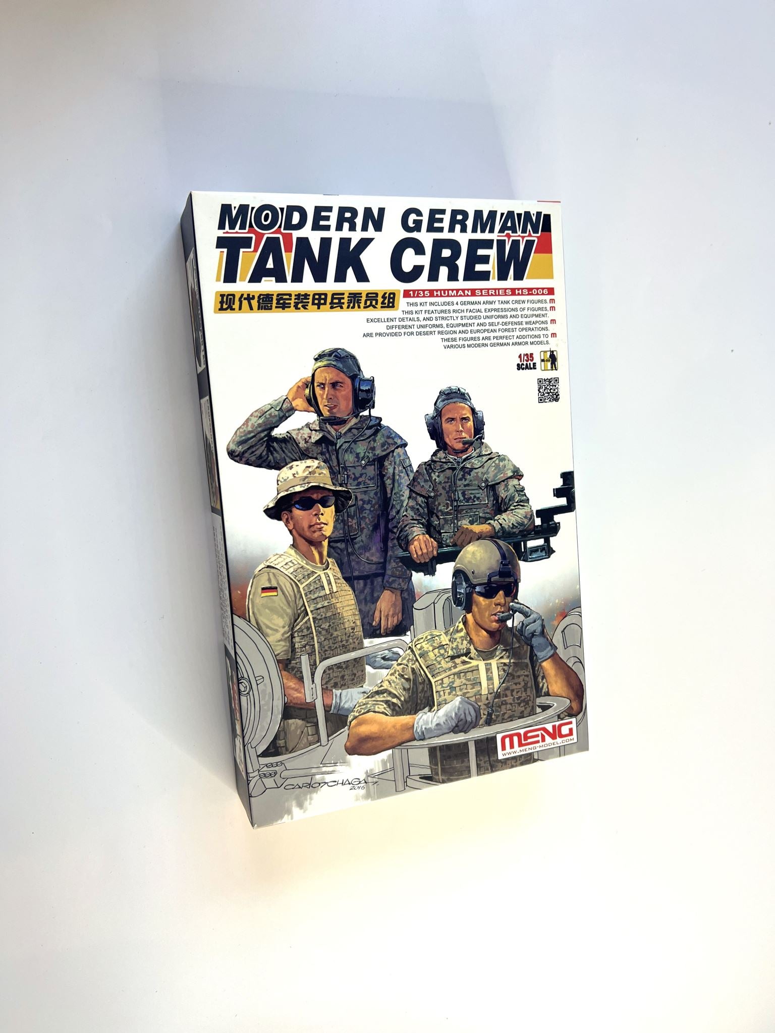 Modern German Tank Crew Meng Model | No. HS-006 | 1:35