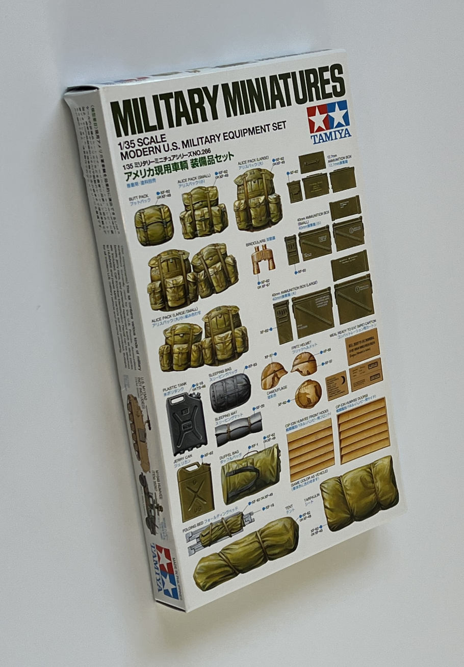 Modern U.S. Military Equipment Set Tamiya | No. 35266 | 1:35