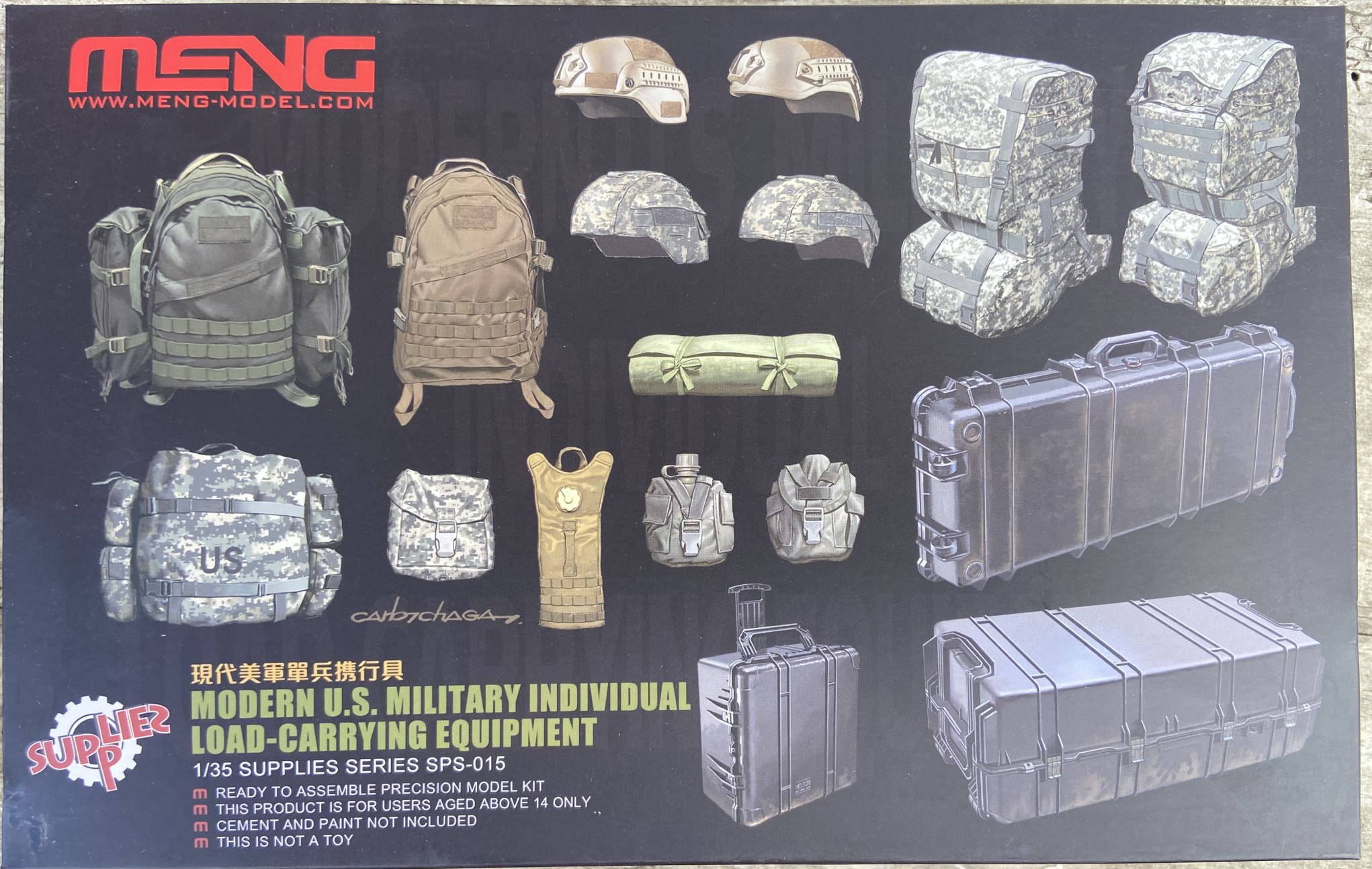 Modern U.S. Military Individual Load-Carrying Equipment Meng No.SPS-015 1:35