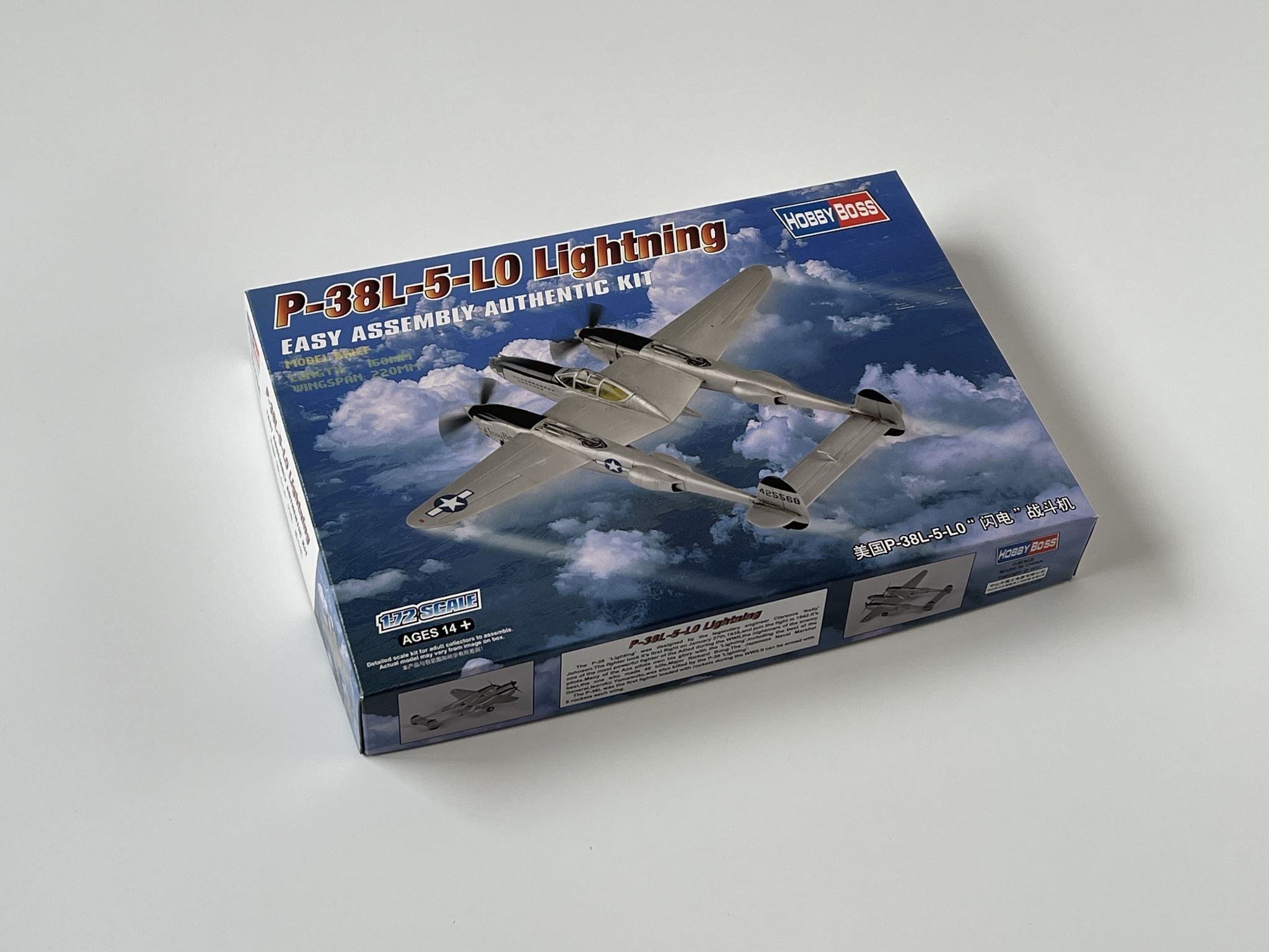 P-38L-5-LO Lightning Easy Assembly HobbyBoss | No. 80284 | 1:72